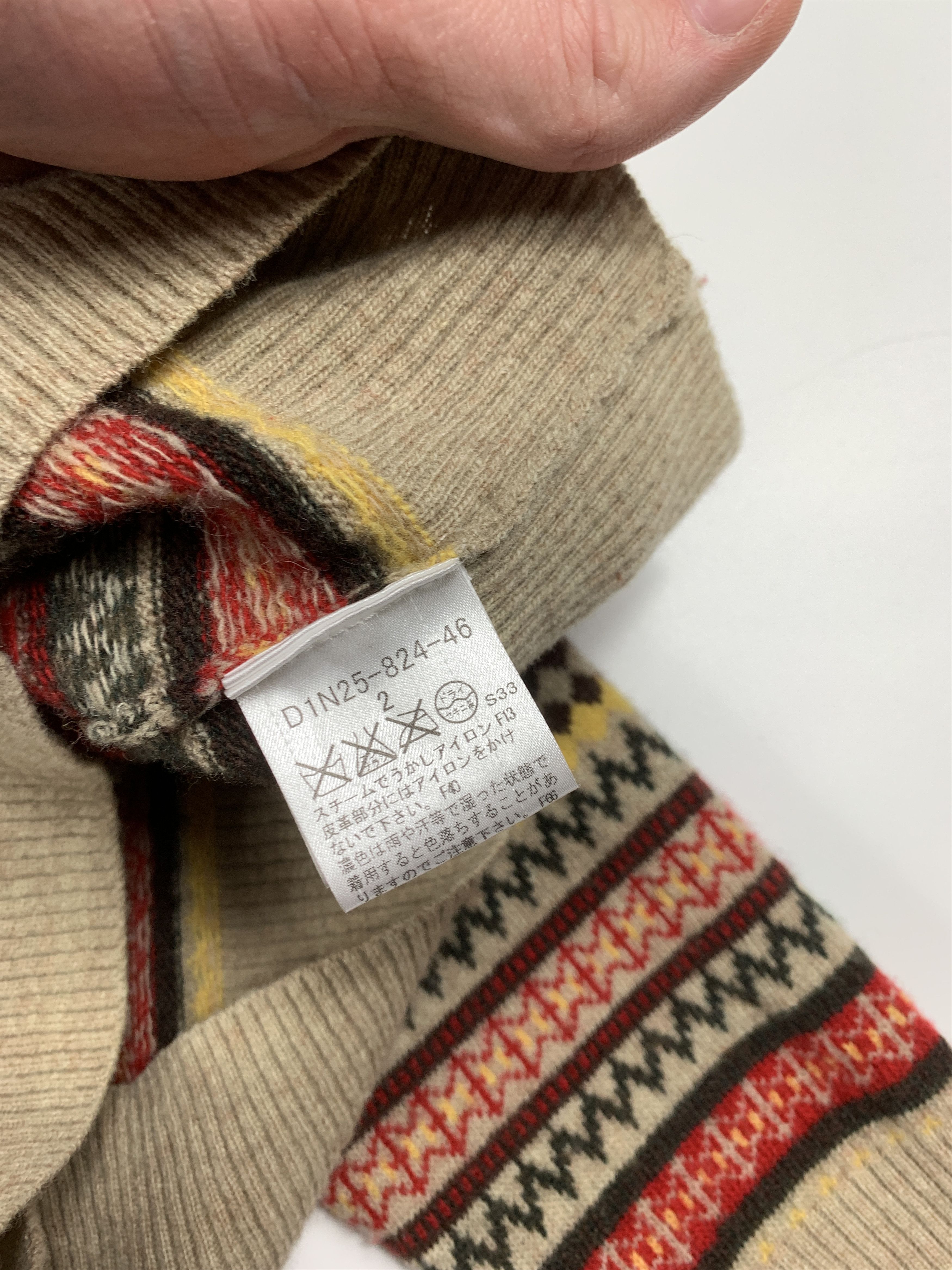 Burberry Burberry Black Label Wool Sweater Fair Isle Size 2 (S) Size US S / EU 44-46 / 1 - 7 Thumbnail