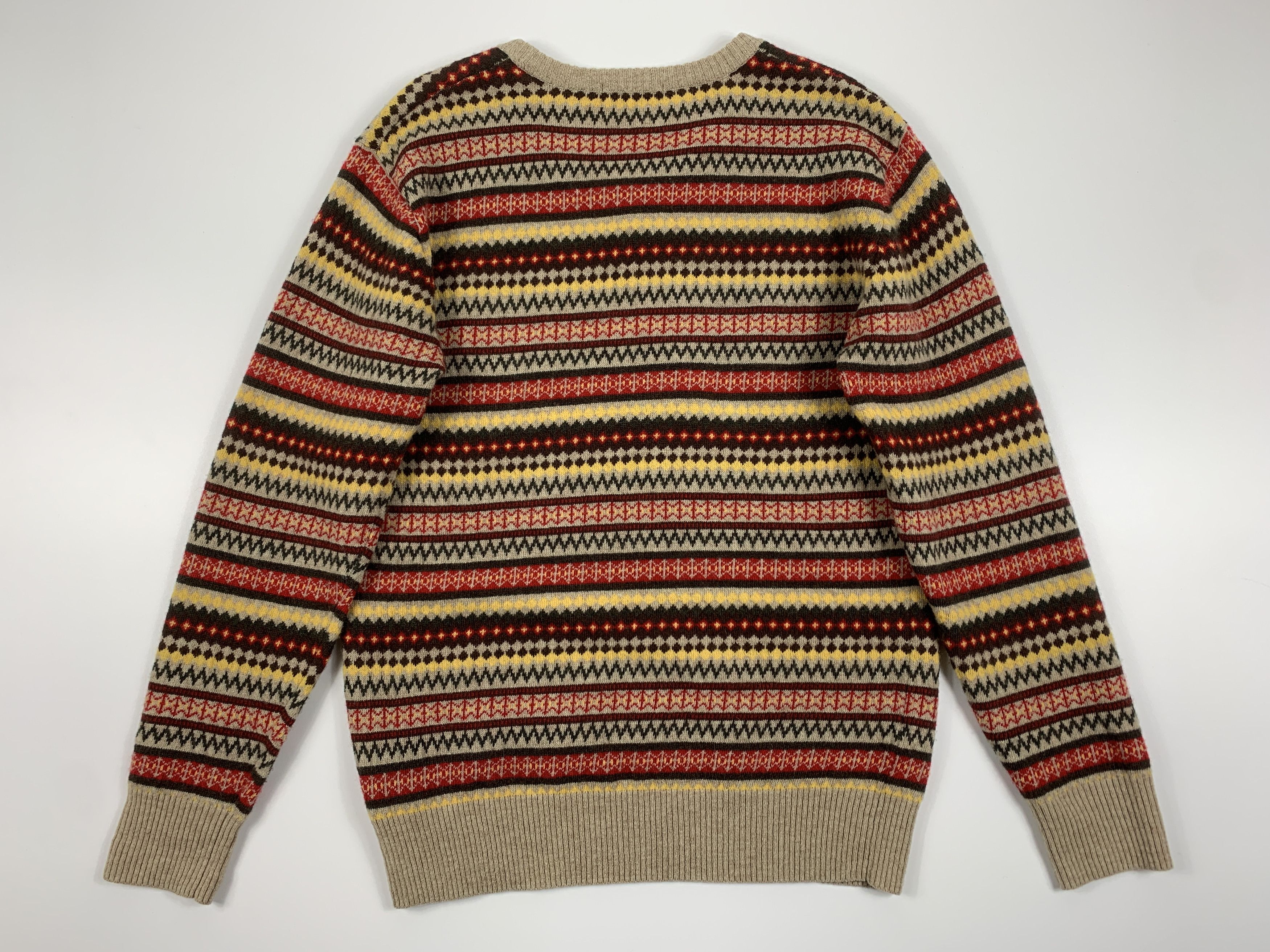 Burberry Burberry Black Label Wool Sweater Fair Isle Size 2 (S) Size US S / EU 44-46 / 1 - 6 Thumbnail