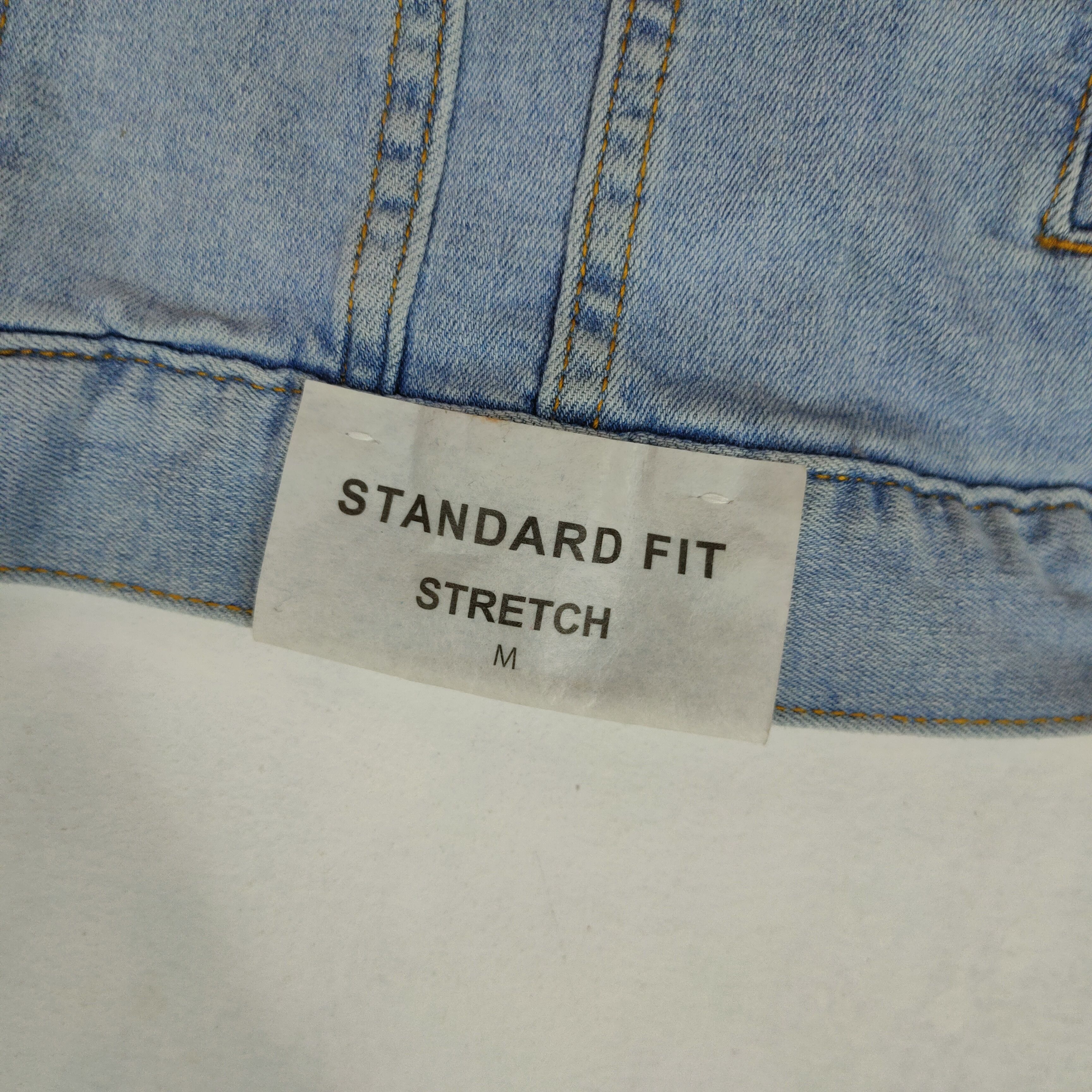 Japanese Brand BROWNY Blue DENIM JACKET Stretch Standard Fit Button Size M / US 6-8 / IT 42-44 - 3 Thumbnail