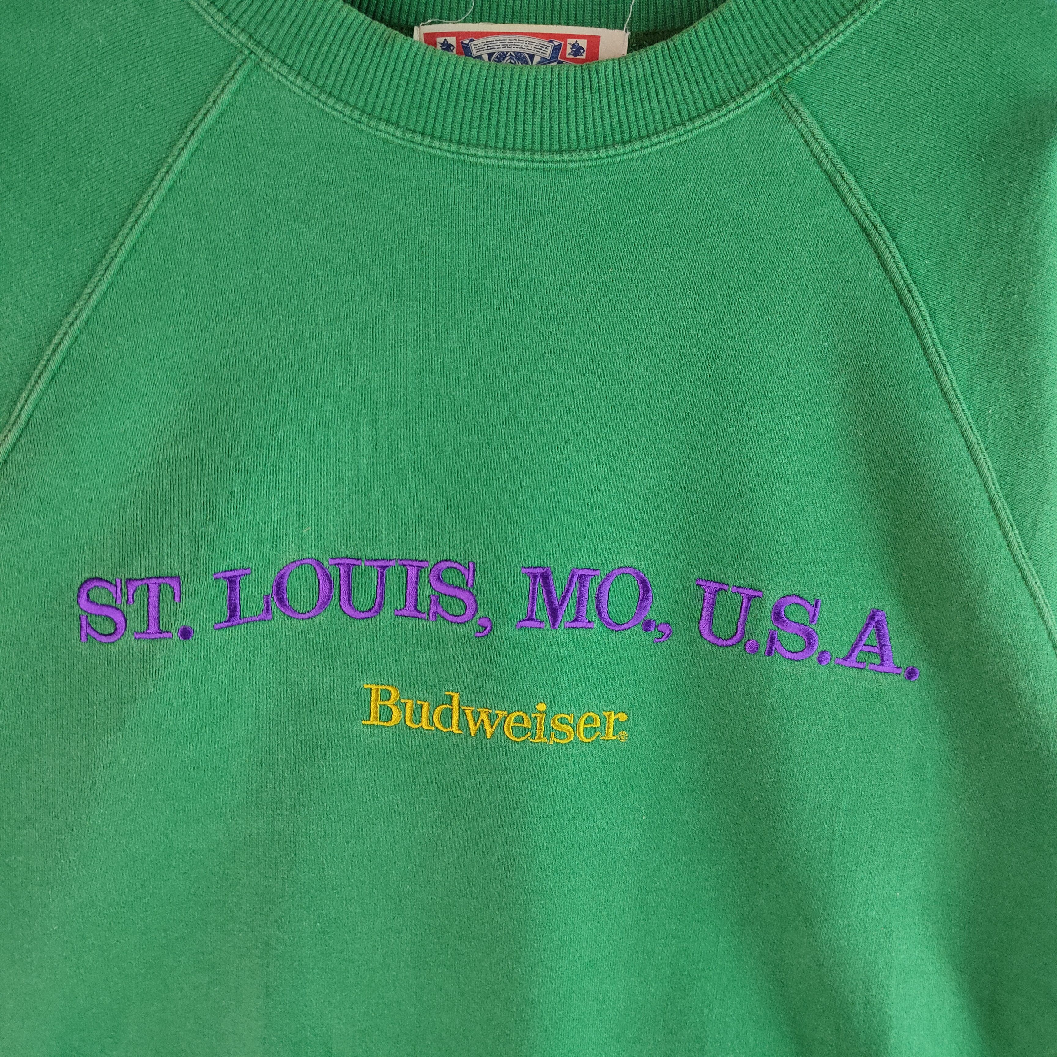 Budweiser BUDWEISER Embroidery Spell Out Medium Size Sweatshirt Size US M / EU 48-50 / 2 - 2 Thumbnail