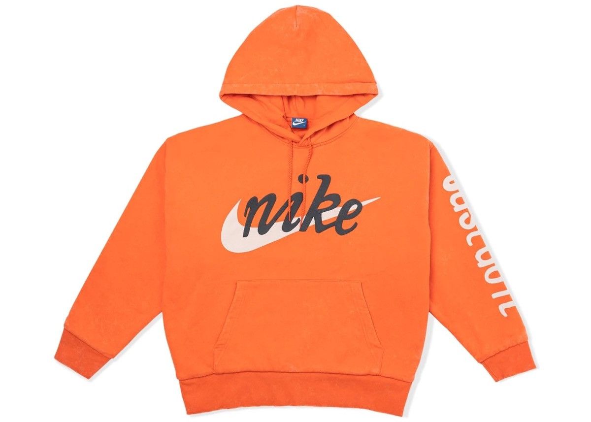 image of Cactus Plant Flea Market x Nike Cpfm X Nike Orange Shoebox Hoodie, Men's (Size XS)