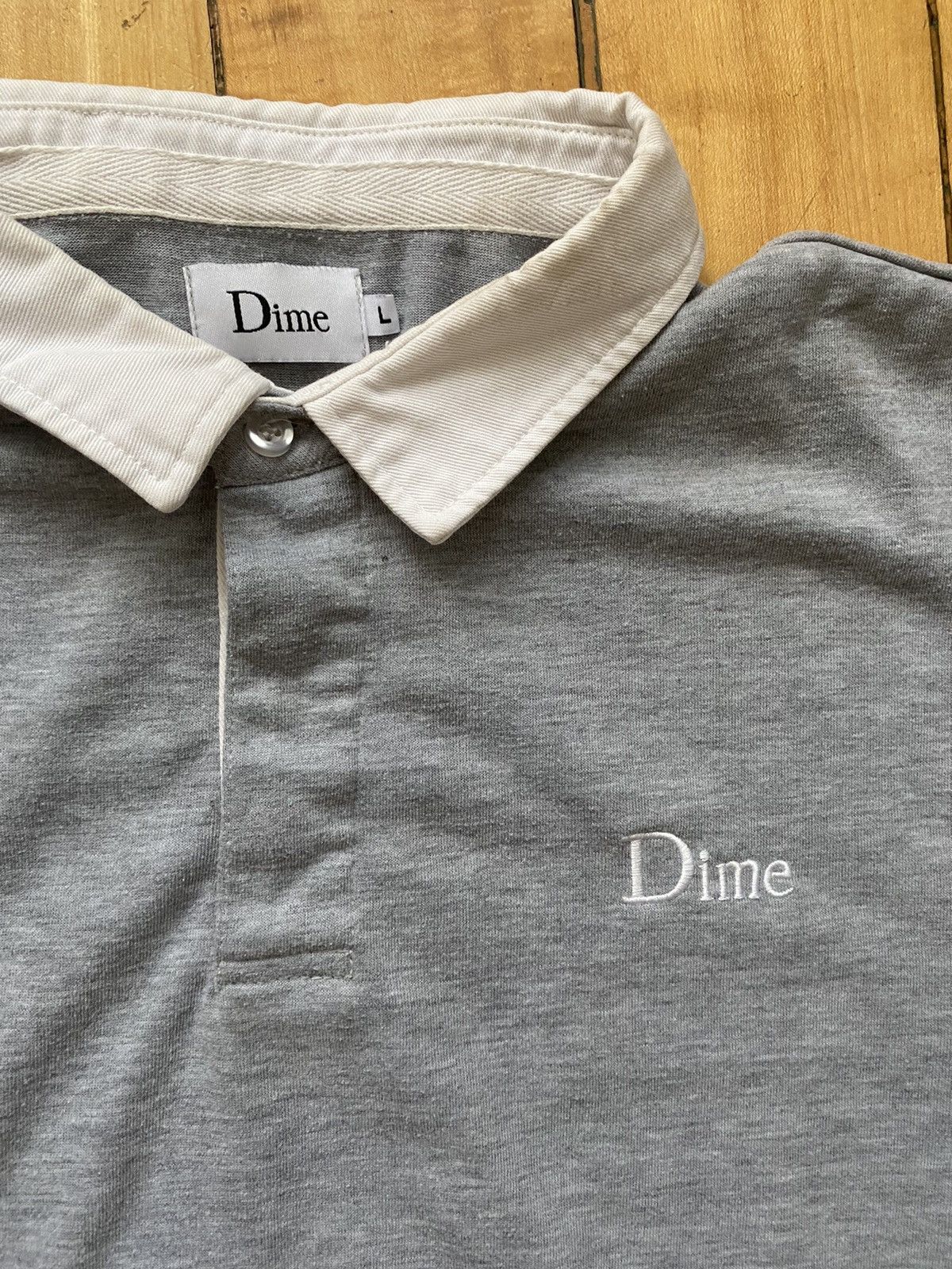 Dime Dime Longsleeve Polo Size US L / EU 52-54 / 3 - 2 Thumbnail