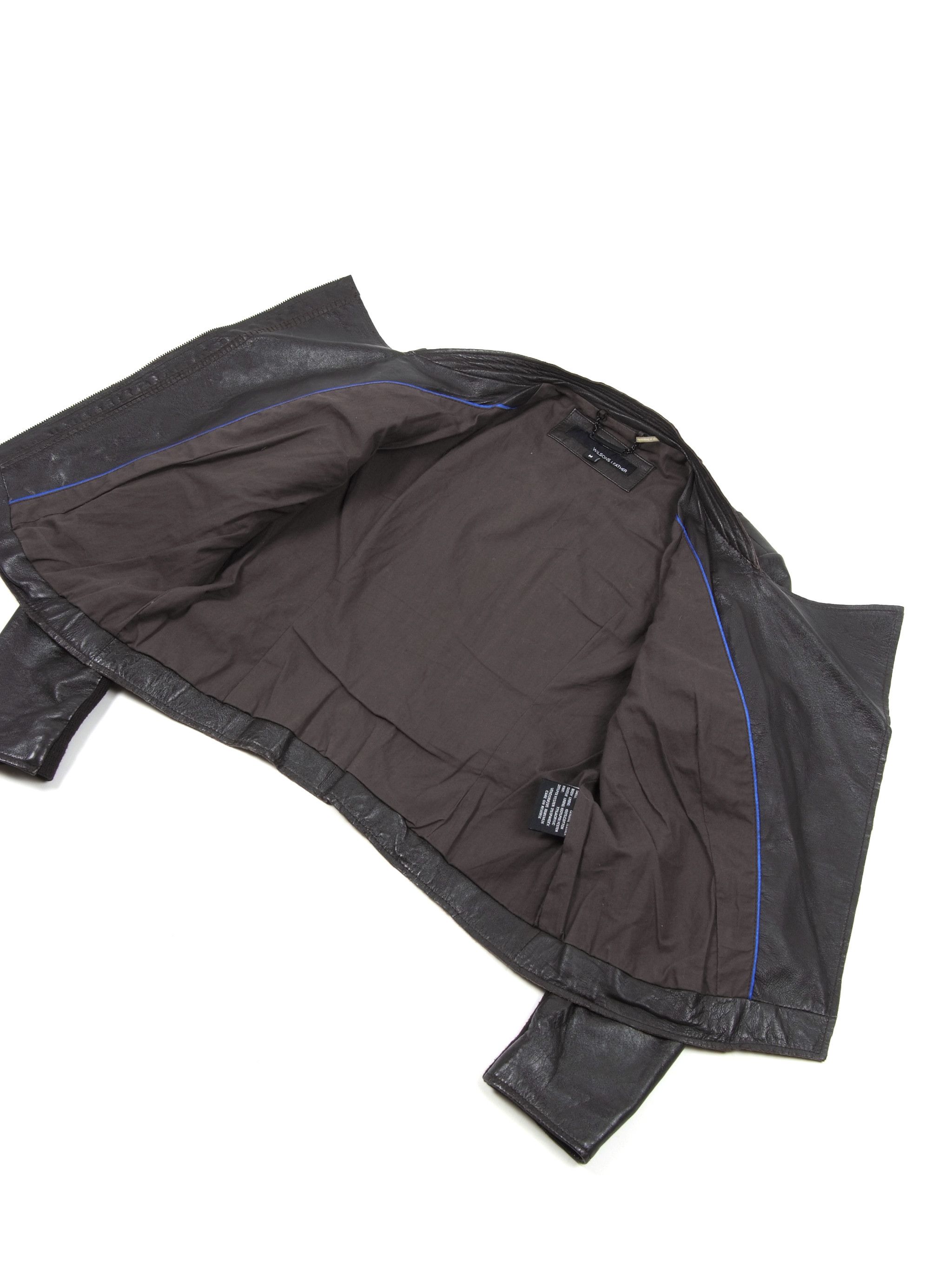 Wilsons Leather Brown Biker Jacket (M)