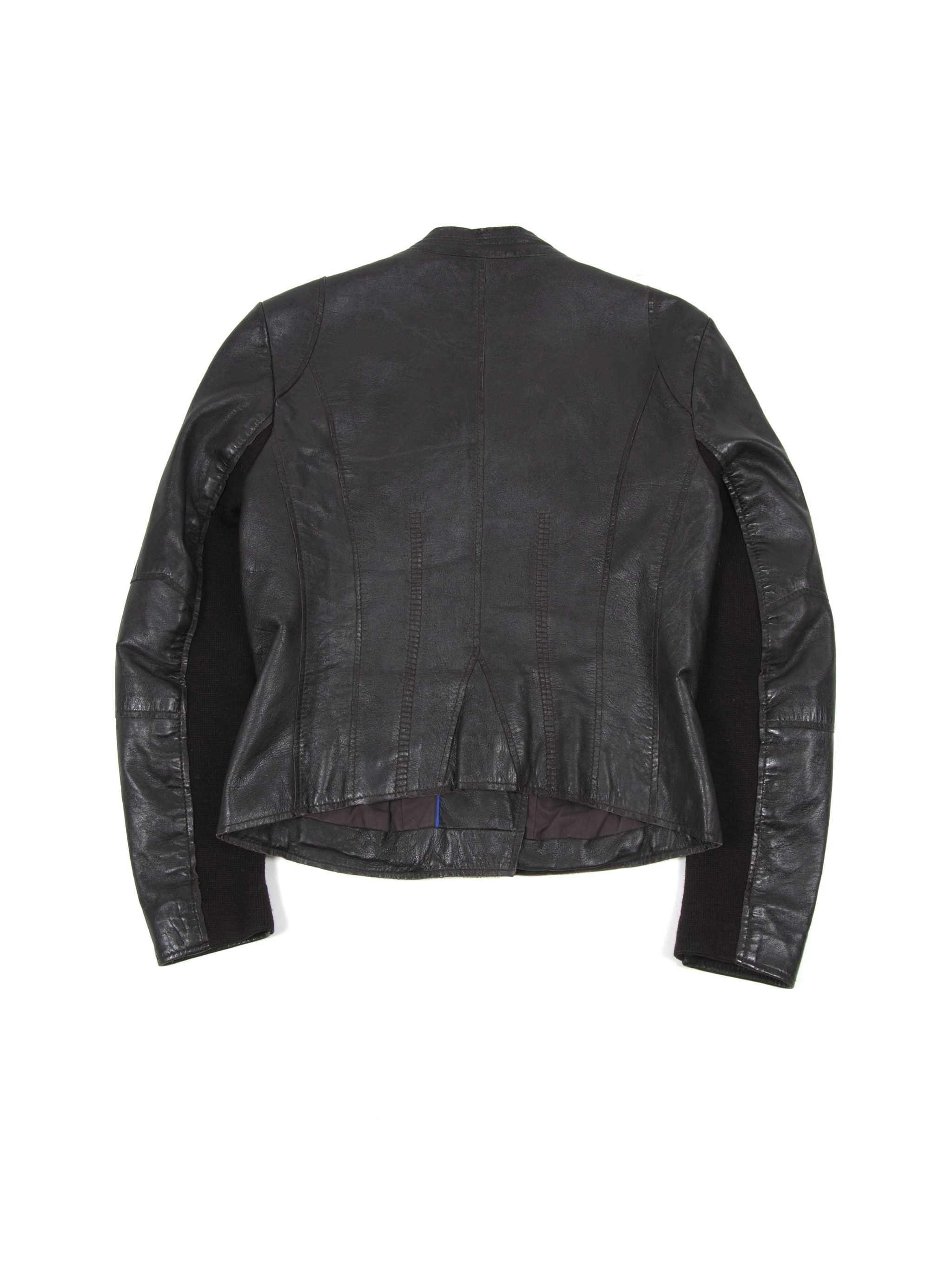 Wilsons Leather Brown Biker Jacket (M)