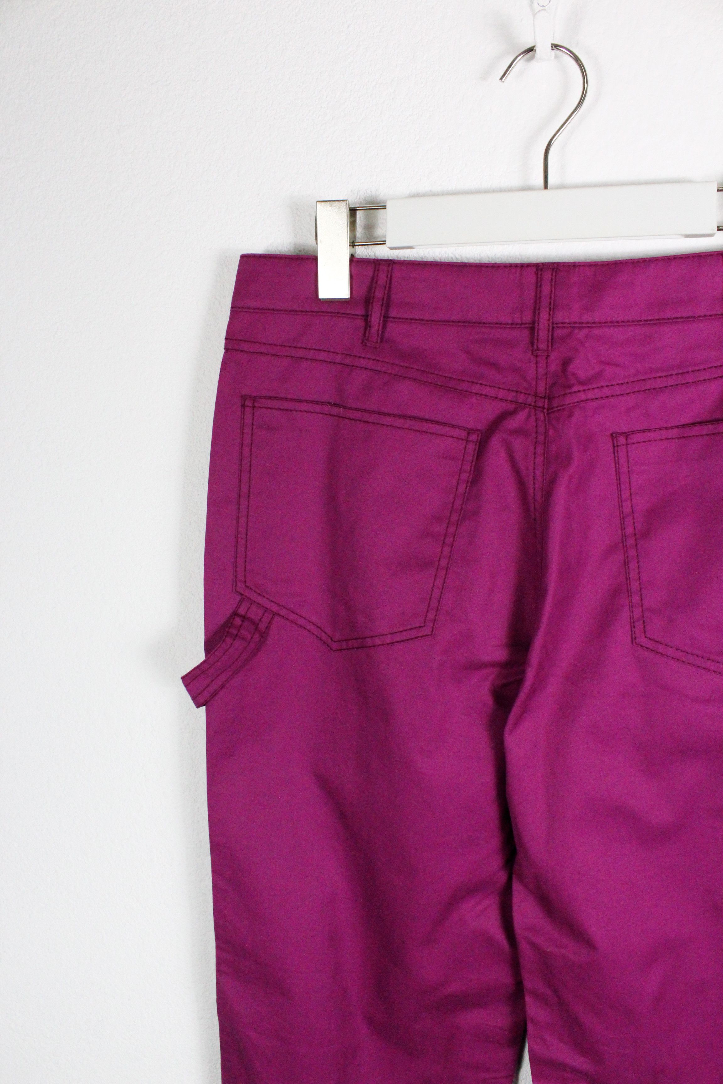 Balenciaga Balenciaga Y2K Purple Carpenter Cargo Pants Trousers Size 26" / US 2 / IT 38 - 4 Thumbnail