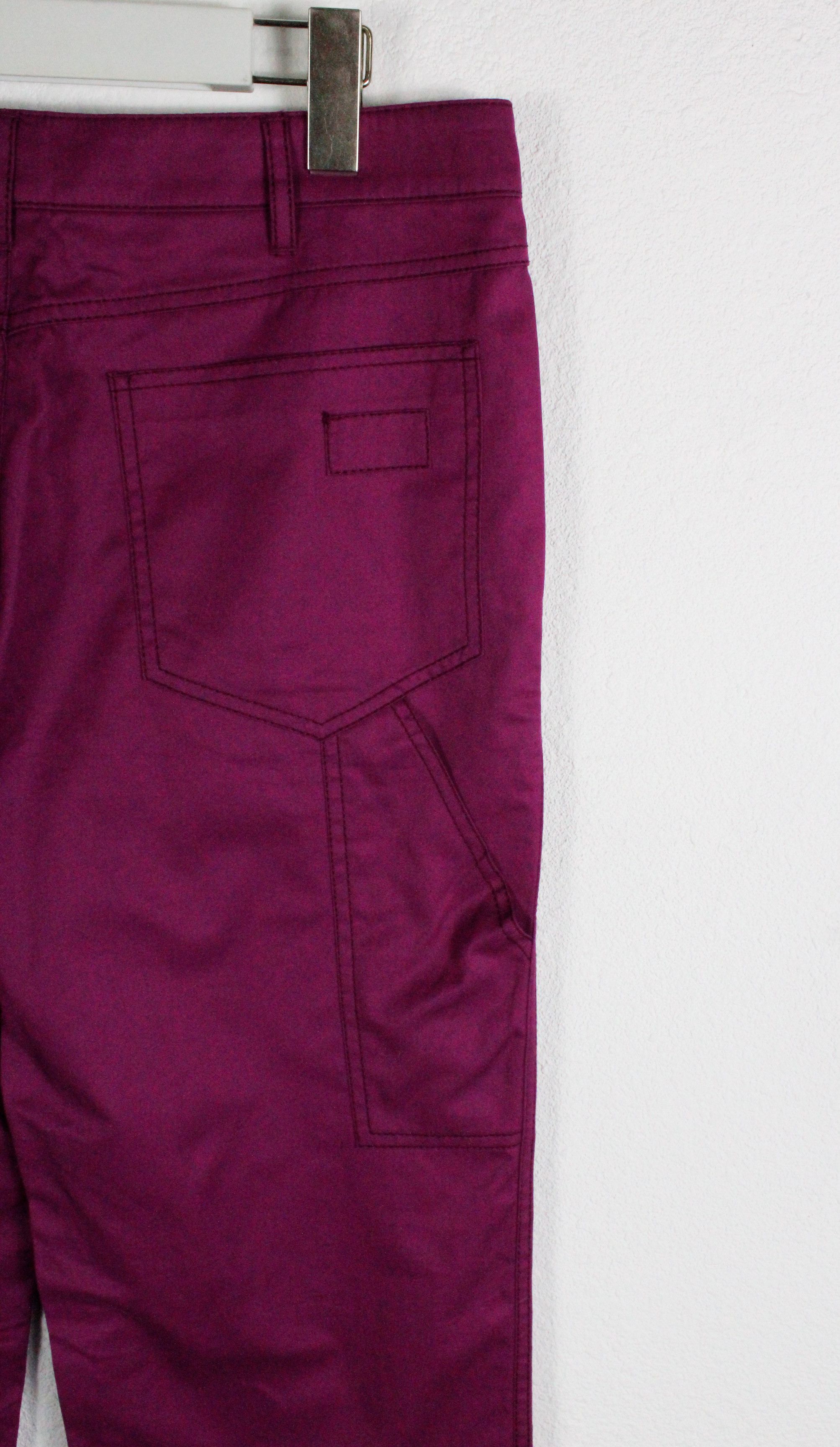 Balenciaga Balenciaga Y2K Purple Carpenter Cargo Pants Trousers Size 26" / US 2 / IT 38 - 5 Thumbnail