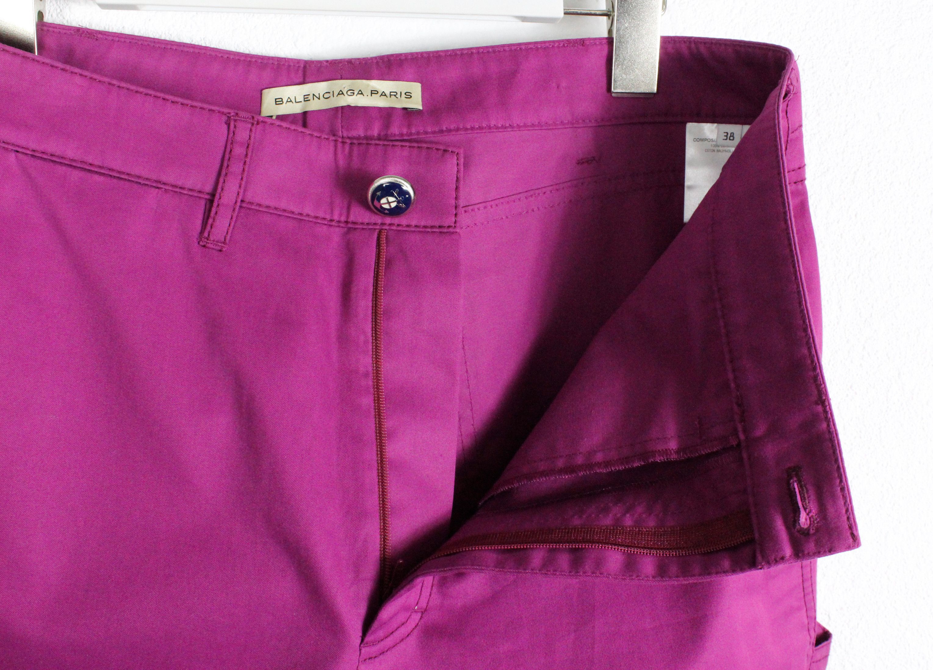 Balenciaga Balenciaga Y2K Purple Carpenter Cargo Pants Trousers Size 26" / US 2 / IT 38 - 6 Thumbnail