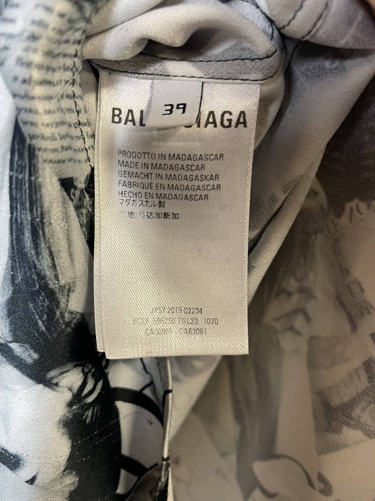 Balenciaga Balenciaga Newspaper Magazine Button Up Shirt - Size 39 Size US L / EU 52-54 / 3 - 5 Thumbnail