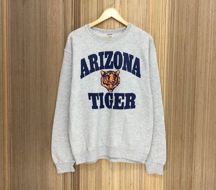 Jerzees Vintage Arizona Tigers Crewneck Sweatshirt Size US M / EU 48-50 / 2 - 1 Thumbnail