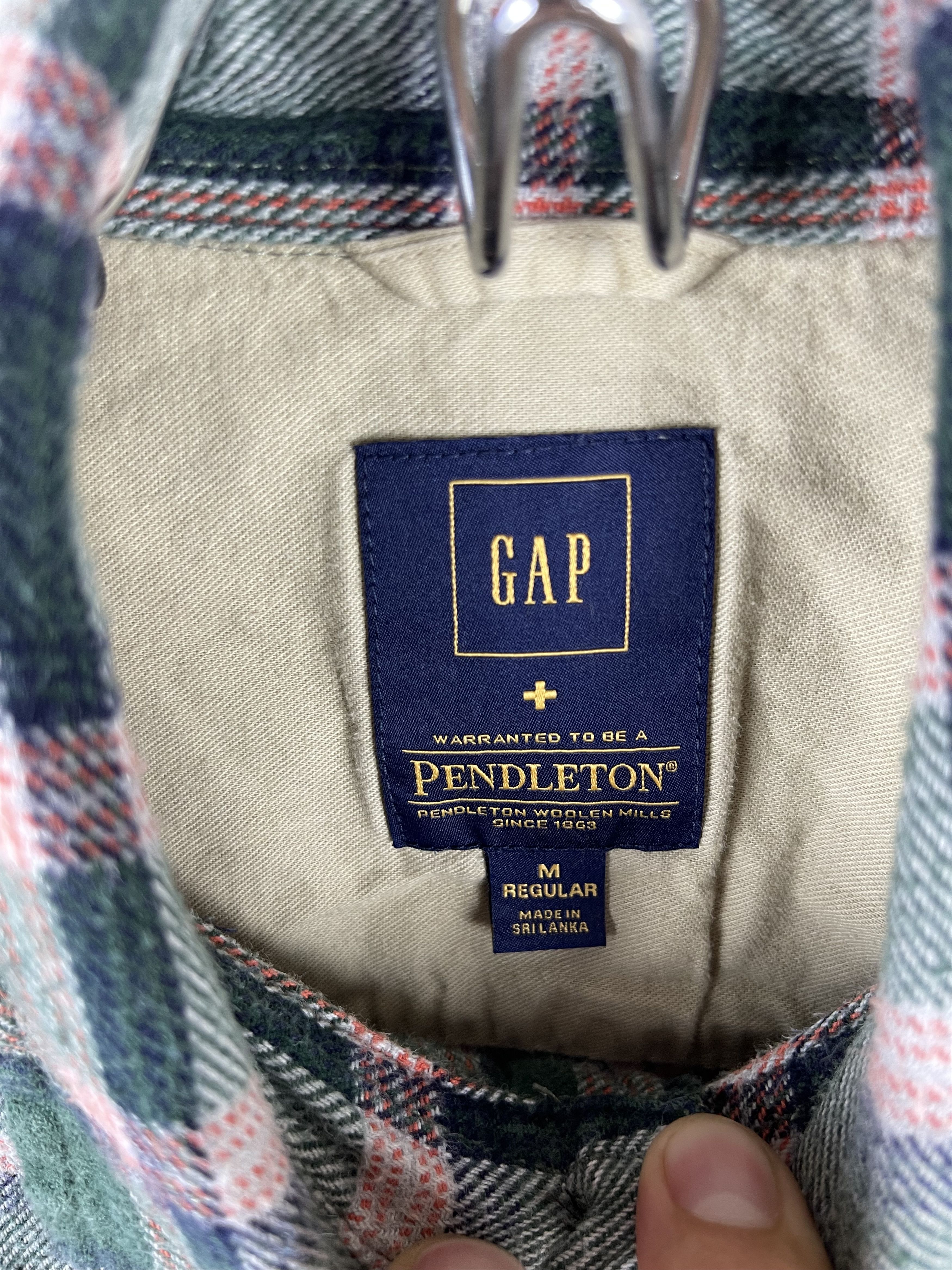 Flannel Gap x Pendleton vntg checkered flannel shirt travis Scott Size US M / EU 48-50 / 2 - 7 Thumbnail