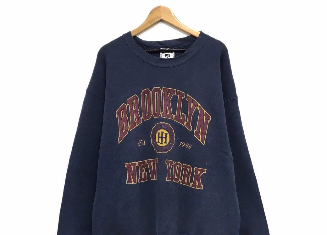 Lee × Rap Tees Vintage 90s Brooklyn New York HEAD HUNTERS Sweatshirt Size US L / EU 52-54 / 3 - 4 Thumbnail