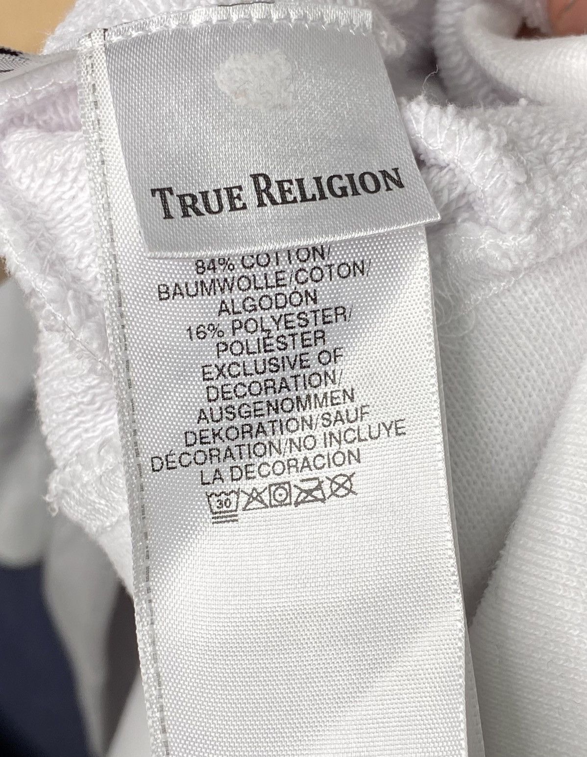 True Religion True Religion RARE Crystal Multi Logo Hoodie XL Size US XL / EU 56 / 4 - 11 Thumbnail