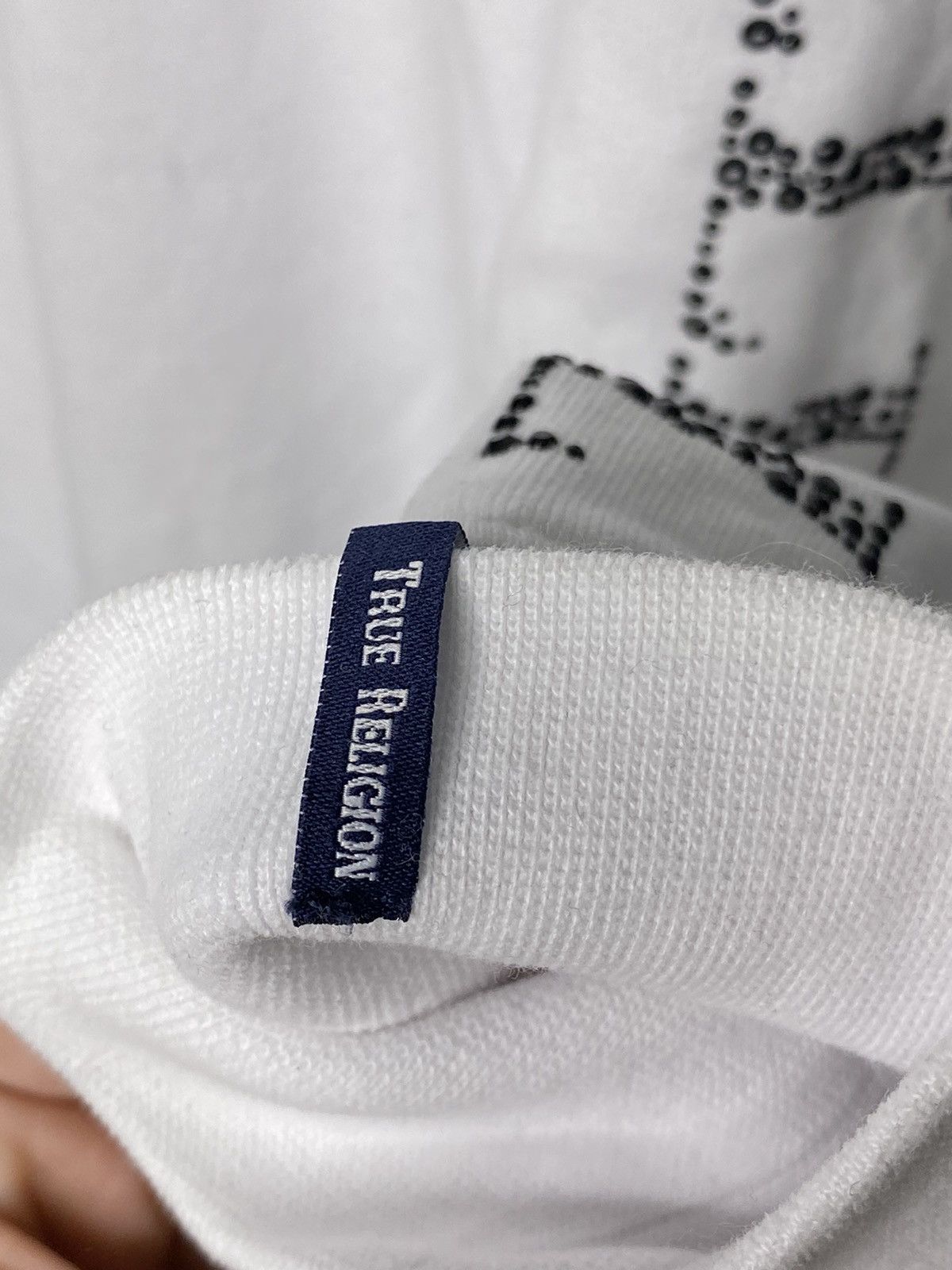 True Religion True Religion RARE Crystal Multi Logo Hoodie XL Size US XL / EU 56 / 4 - 9 Thumbnail