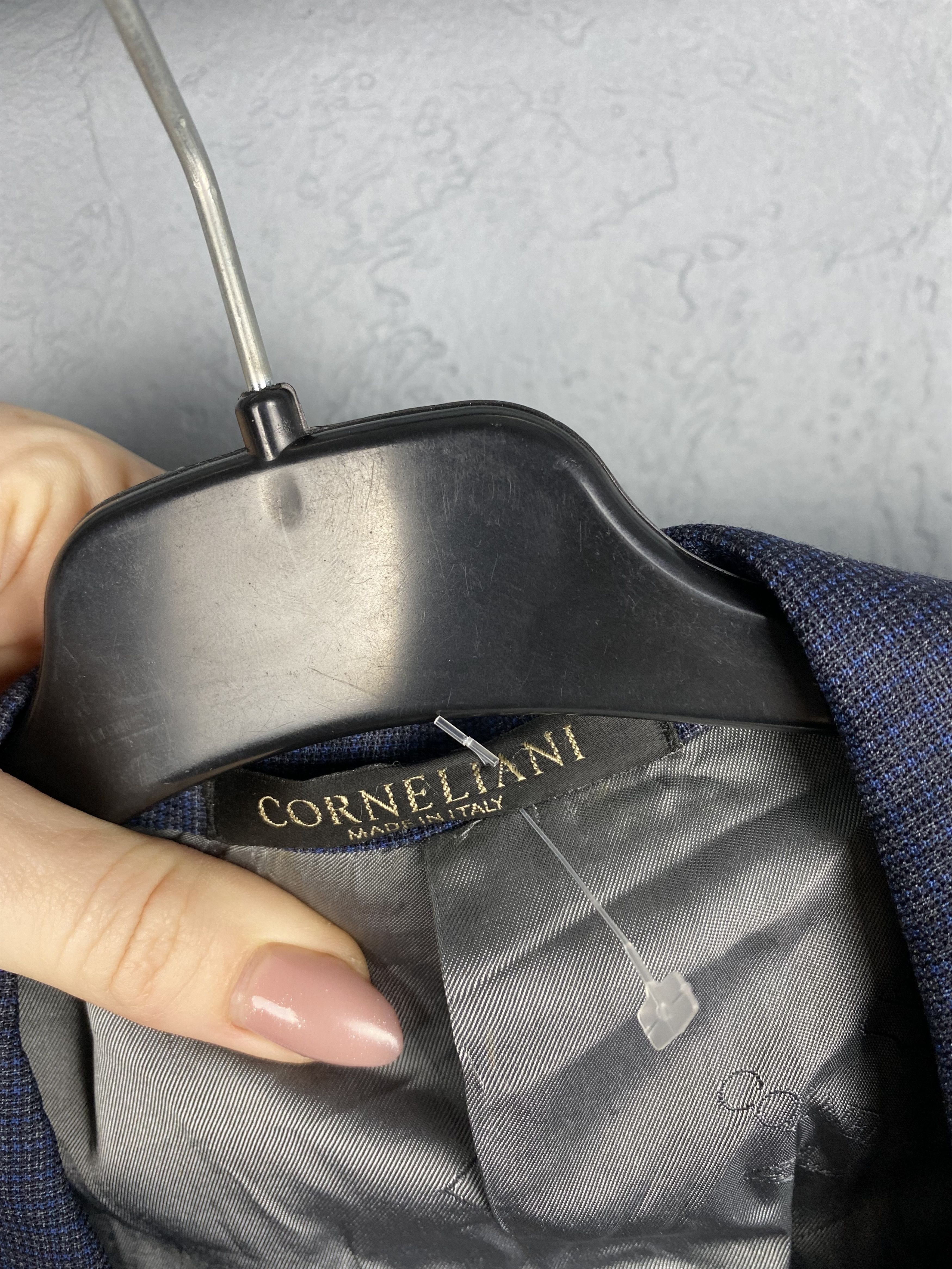Corneliani × Vintage Corneliani Vintage Wool Mens 2 Buttons Blazer Jacket Size US L / EU 52-54 / 3 - 3 Thumbnail