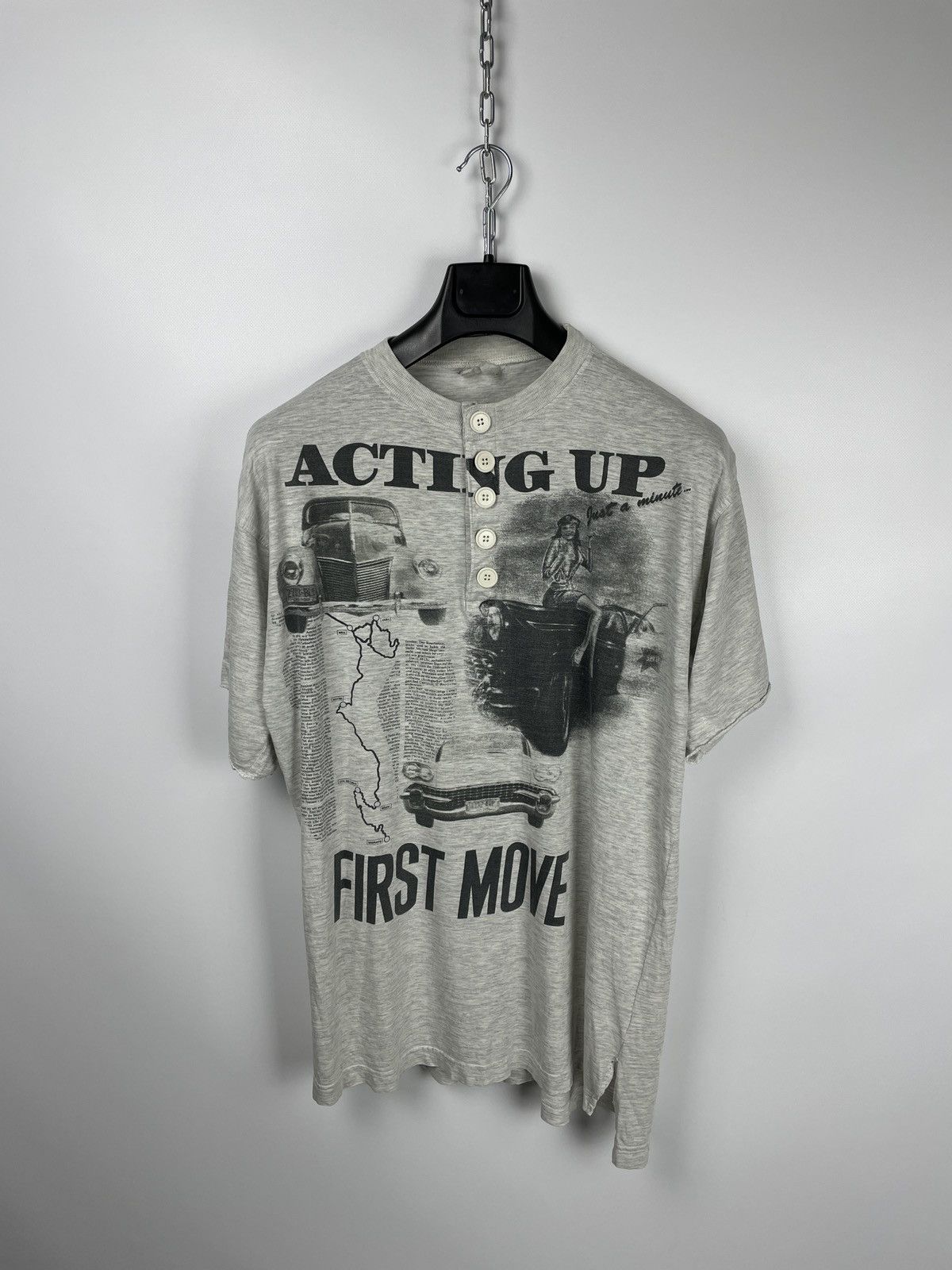 Vintage Vintage 80s American Style T-Shirt Size US L / EU 52-54 / 3 - 1 Thumbnail