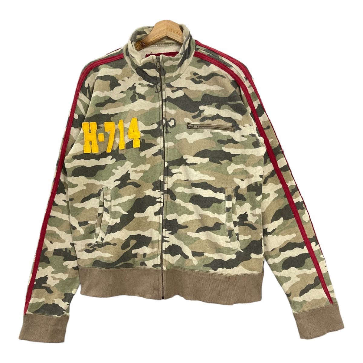 Ocean Pacific Ocean Pacific Camo Big Logo Zipper Sweatshirt Size M Size US M / EU 48-50 / 2 - 3 Thumbnail