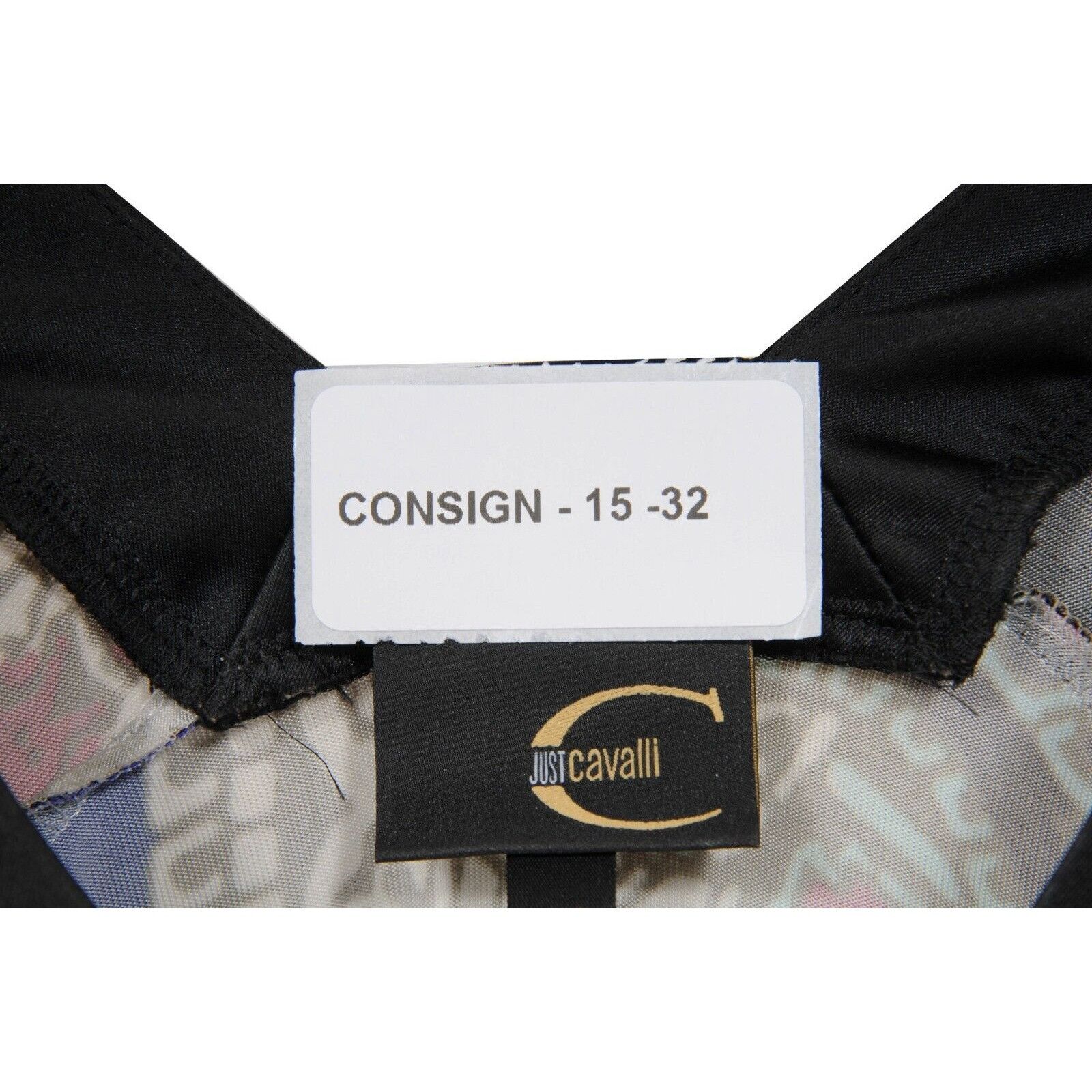 Just Cavalli Corset V Neck Blouse Tan Mozaic Print Top y2k Vibe Size M / US 6-8 / IT 42-44 - 7 Thumbnail