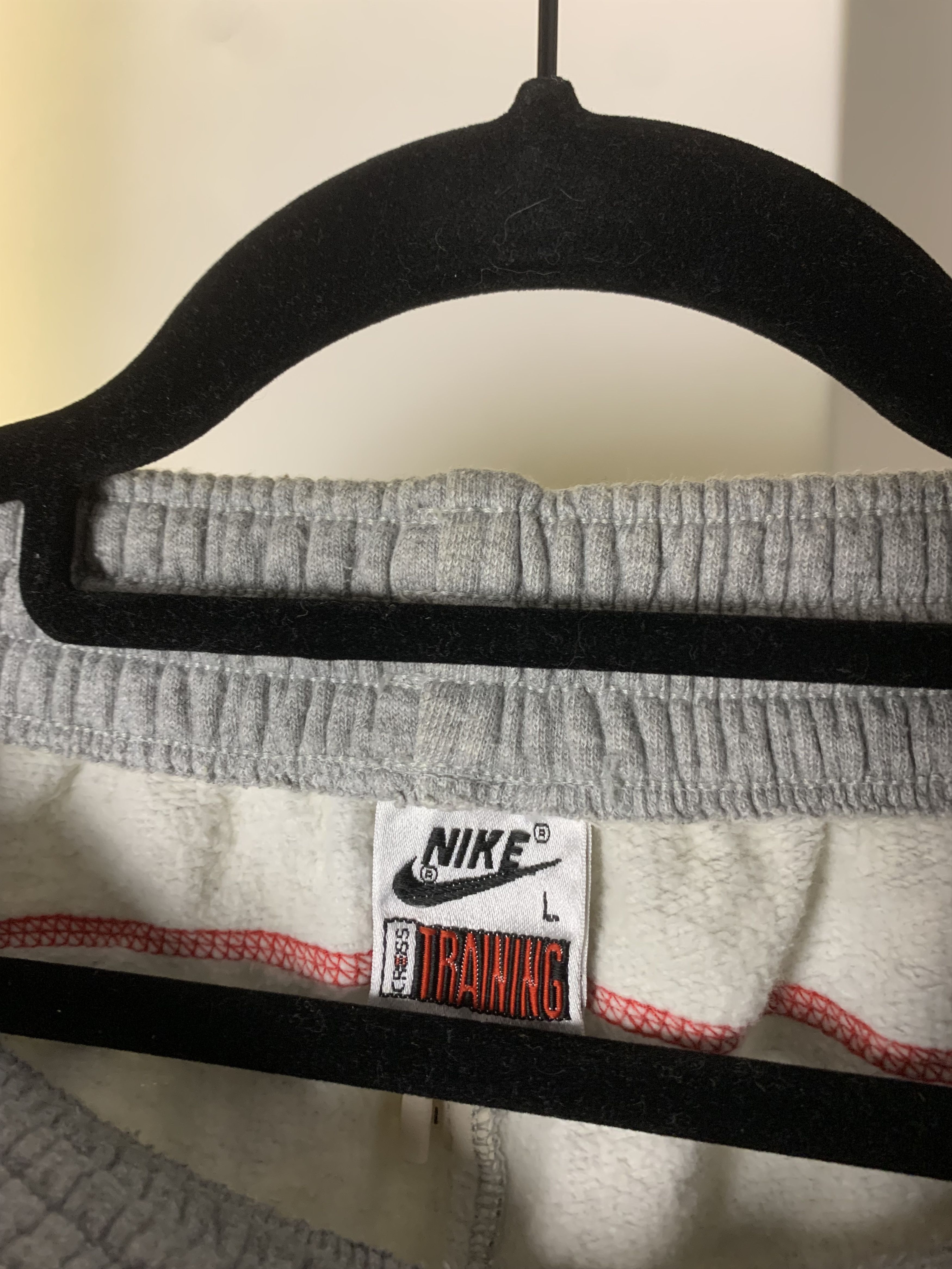 Nike × Vintage Vintage Nike Athletic Cross Training 80s Grey Sweatpants Size US 34 / EU 50 - 5 Thumbnail