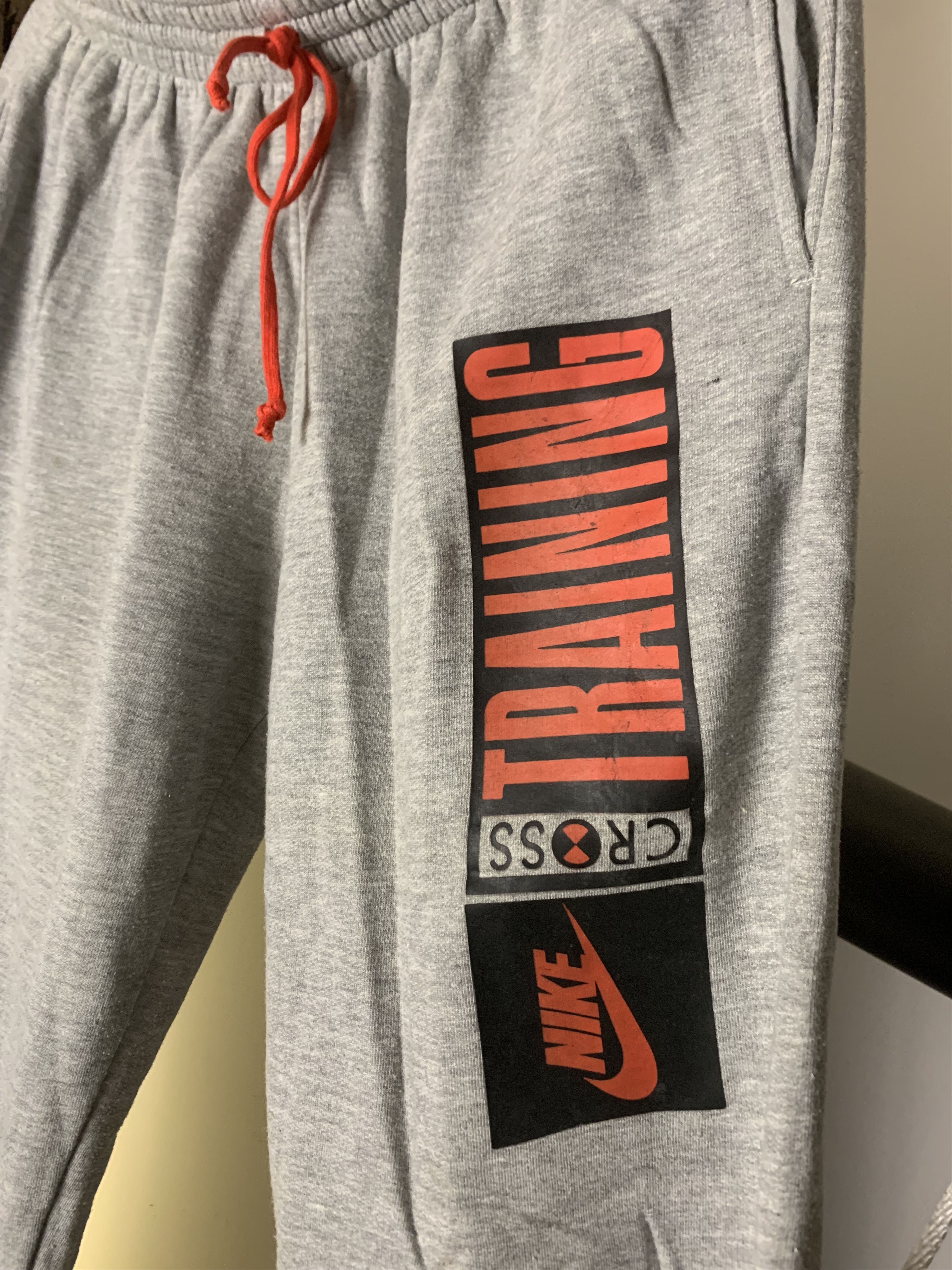 Nike × Vintage Vintage Nike Athletic Cross Training 80s Grey Sweatpants Size US 34 / EU 50 - 3 Thumbnail