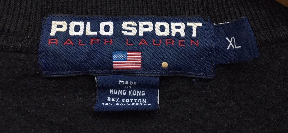 Polo Ralph Lauren × Ralph Lauren × Vintage POLO SPORTS Ralph Lauren Crewneck Sweatshirt Size US XL / EU 56 / 4 - 8 Thumbnail