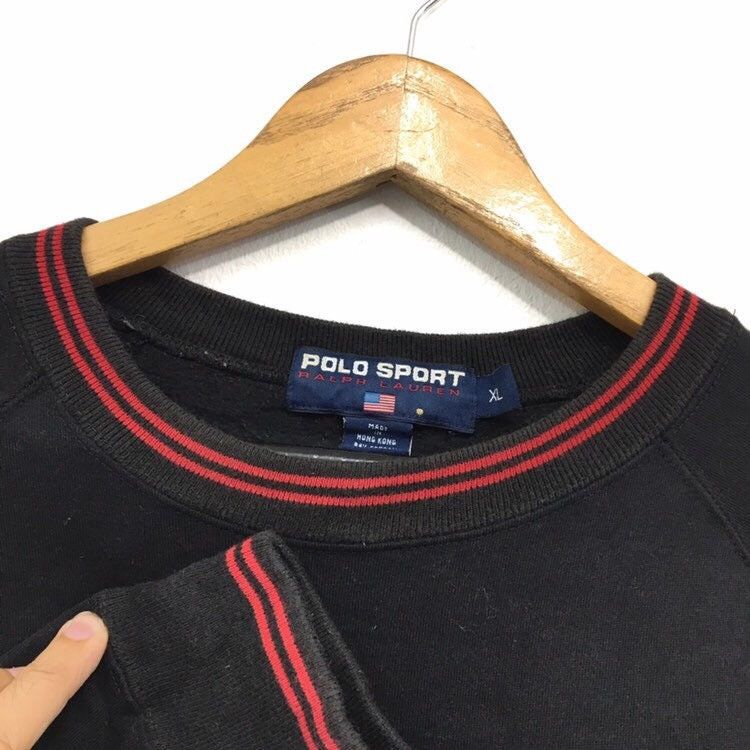 Polo Ralph Lauren × Ralph Lauren × Vintage POLO SPORTS Ralph Lauren Crewneck Sweatshirt Size US XL / EU 56 / 4 - 6 Thumbnail