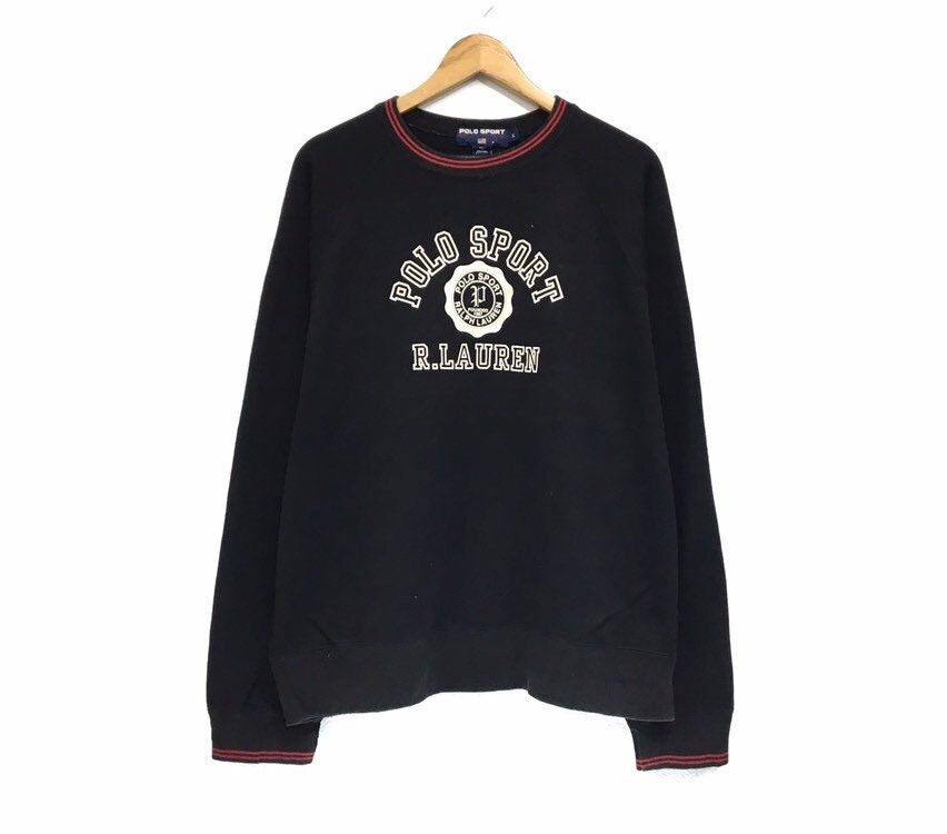 Polo Ralph Lauren × Ralph Lauren × Vintage POLO SPORTS Ralph Lauren Crewneck Sweatshirt Size US XL / EU 56 / 4 - 1 Thumbnail