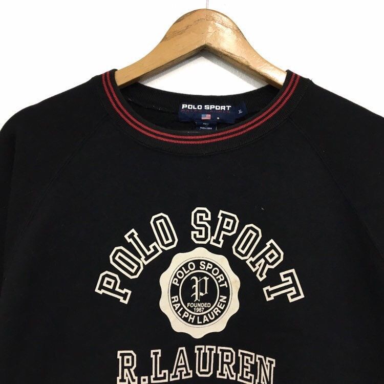 Polo Ralph Lauren × Ralph Lauren × Vintage POLO SPORTS Ralph Lauren Crewneck Sweatshirt Size US XL / EU 56 / 4 - 4 Thumbnail