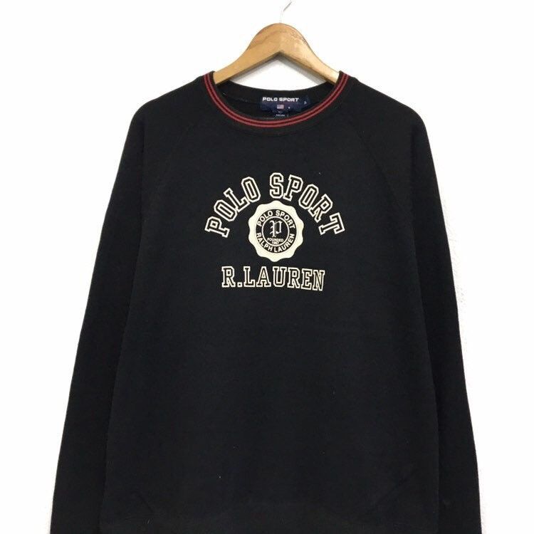 Polo Ralph Lauren × Ralph Lauren × Vintage POLO SPORTS Ralph Lauren Crewneck Sweatshirt Size US XL / EU 56 / 4 - 3 Thumbnail
