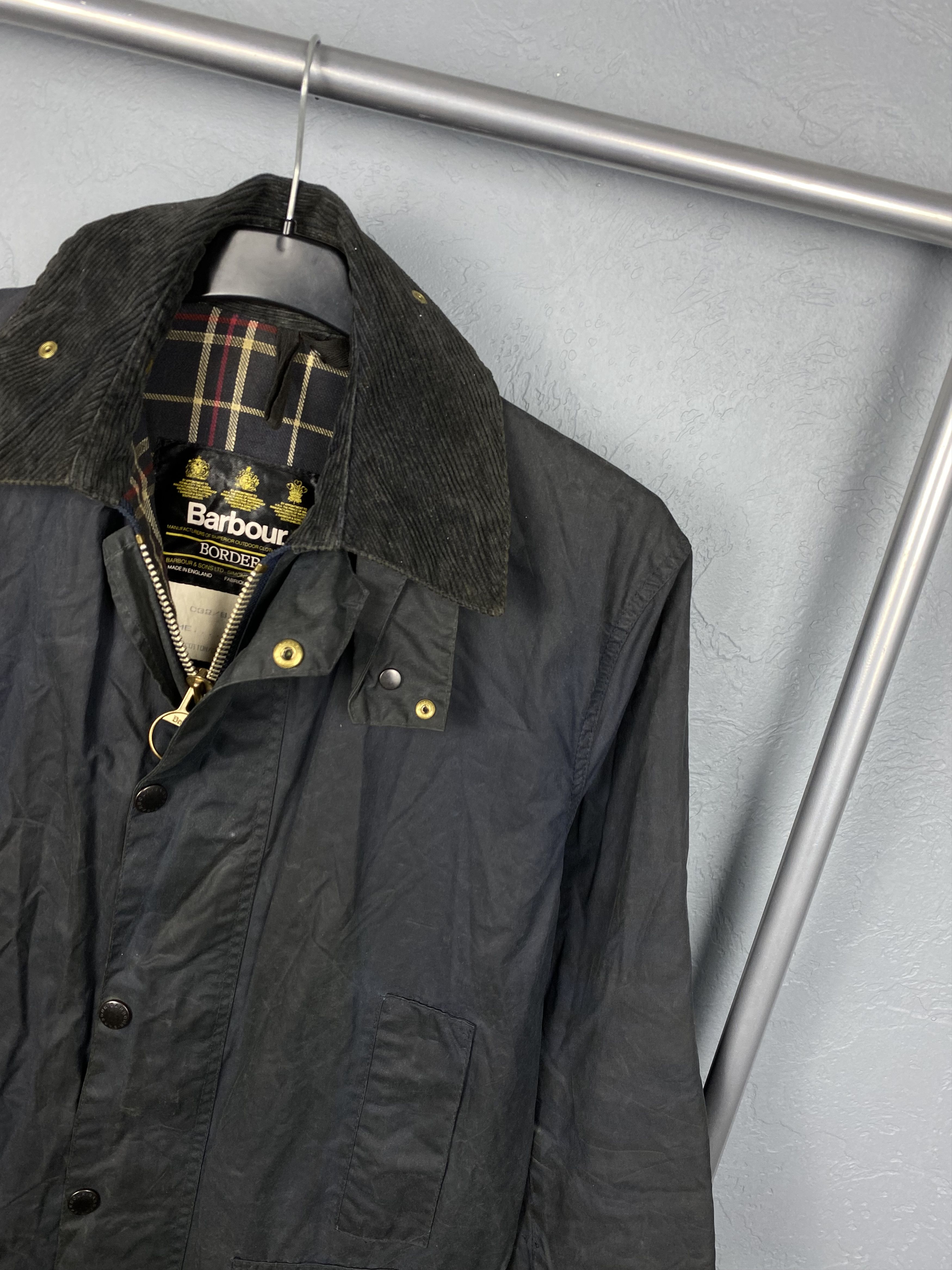 Barbour Barbour Border Vintage Mens Wax Jacket Size US M / EU 48-50 / 2 - 2 Thumbnail