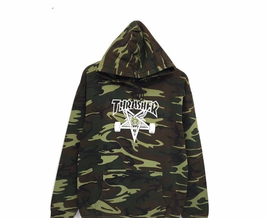 Thrasher Thrasher Skateboard Camouflage Hoodie Size US M / EU 48-50 / 2 - 3 Thumbnail