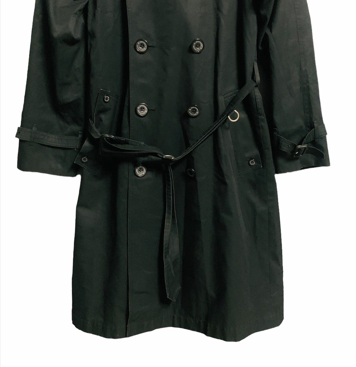 Aquascutum × Designer VINTAGE AQUASCUTUM UK LABEL DOUBLE BREASTED TRENCH Size US S / EU 44-46 / 1 - 7 Thumbnail