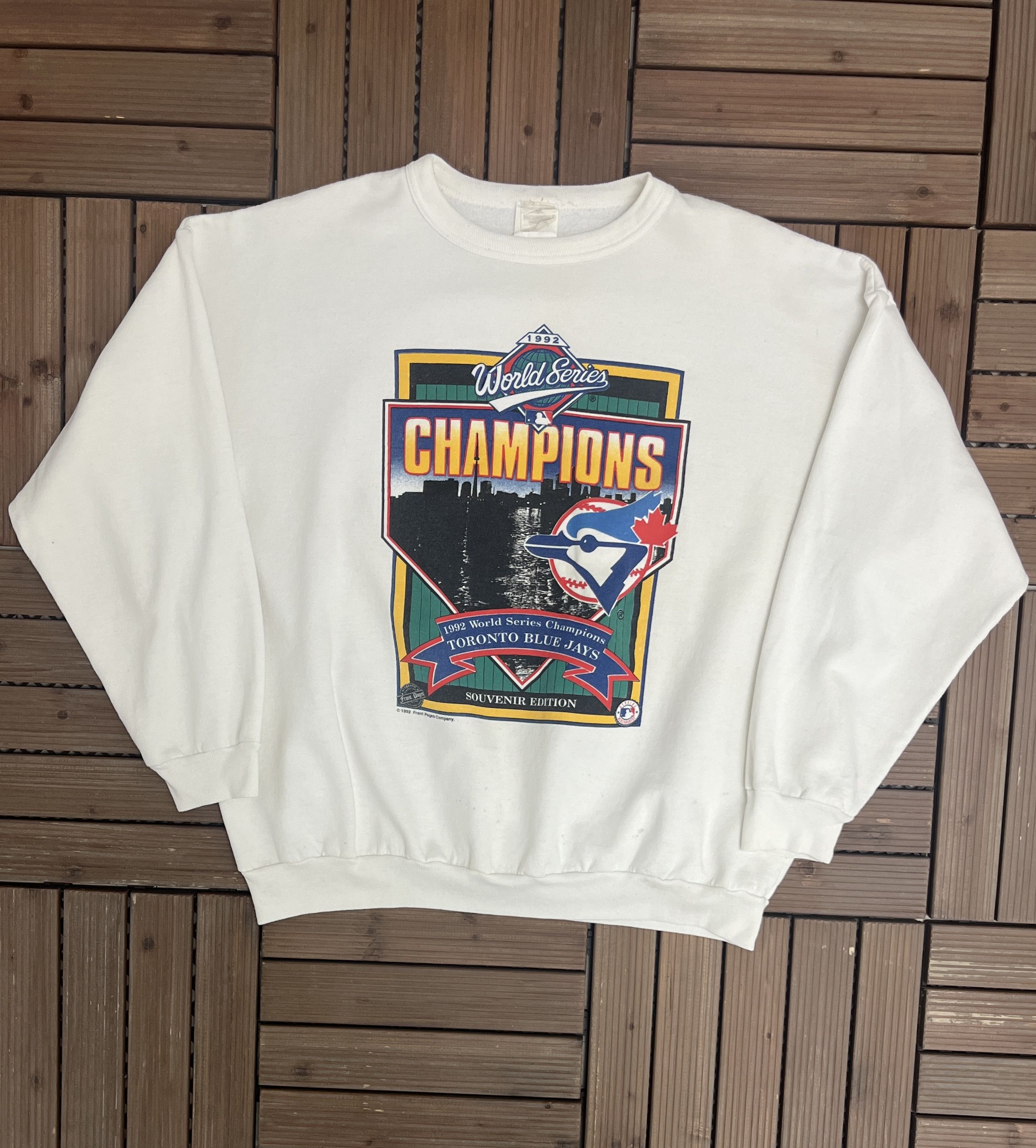 Vintage Toronto Blue Jays 1992 World Series Vintage Sweater Crewneck ...