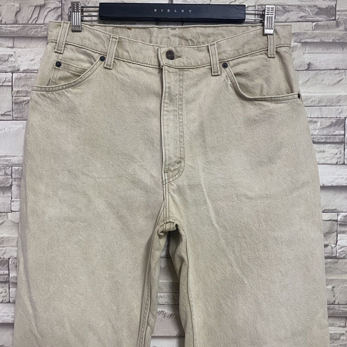 Levi's Vintage Levis 550 Orangetab Baggy Tappered Leg Jeans 33x35 Size US 33 - 4 Thumbnail