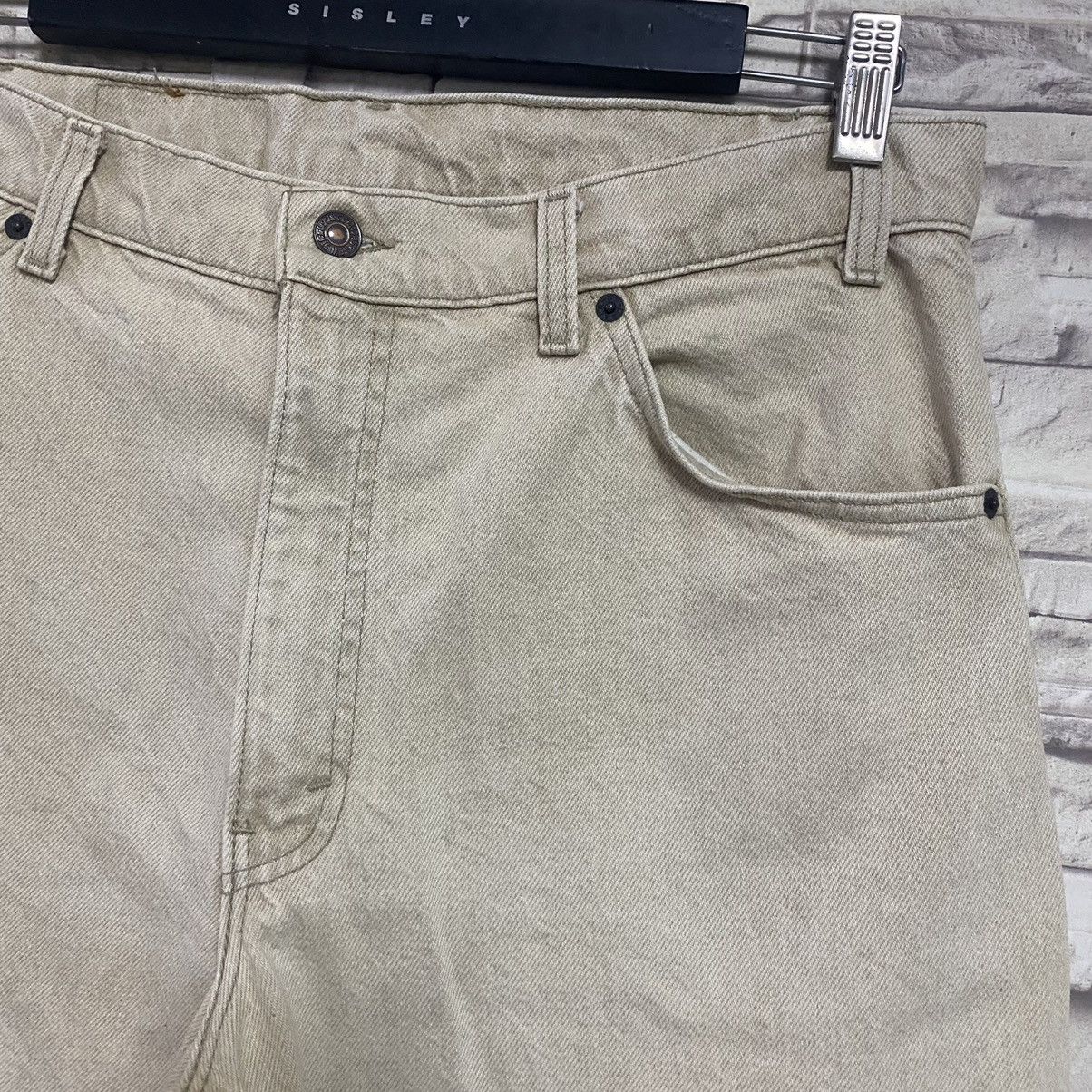 Levi's Vintage Levis 550 Orangetab Baggy Tappered Leg Jeans 33x35 Size US 33 - 7 Thumbnail