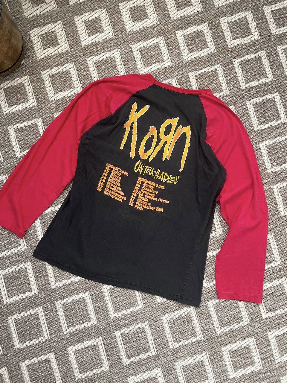 Band Tees Vintage Korn untouchable 2002 tour long sleeve t shirt Size US M / EU 48-50 / 2 - 2 Thumbnail