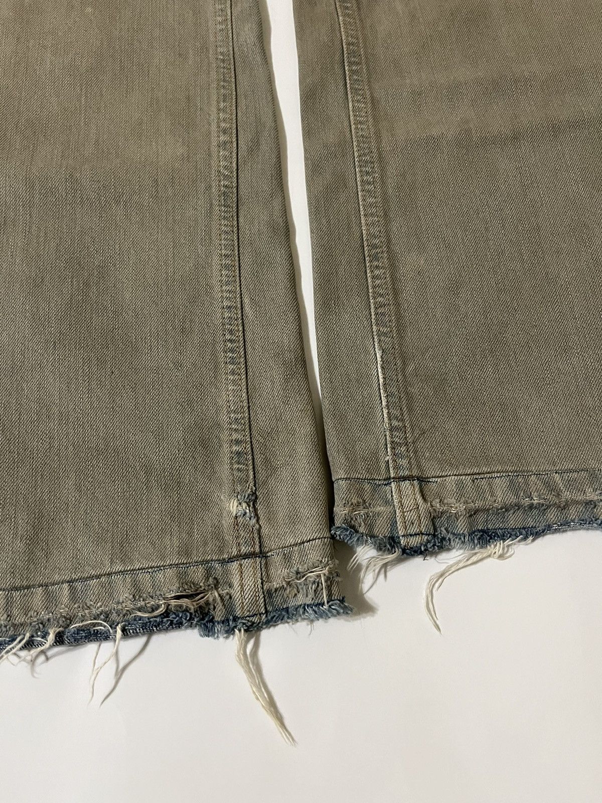 Rick Owens × Rick Owens Drkshdw Rick Owens Archive Baggy M65 Pocket Sandwash Cargo Denim Size US 31 - 8 Thumbnail