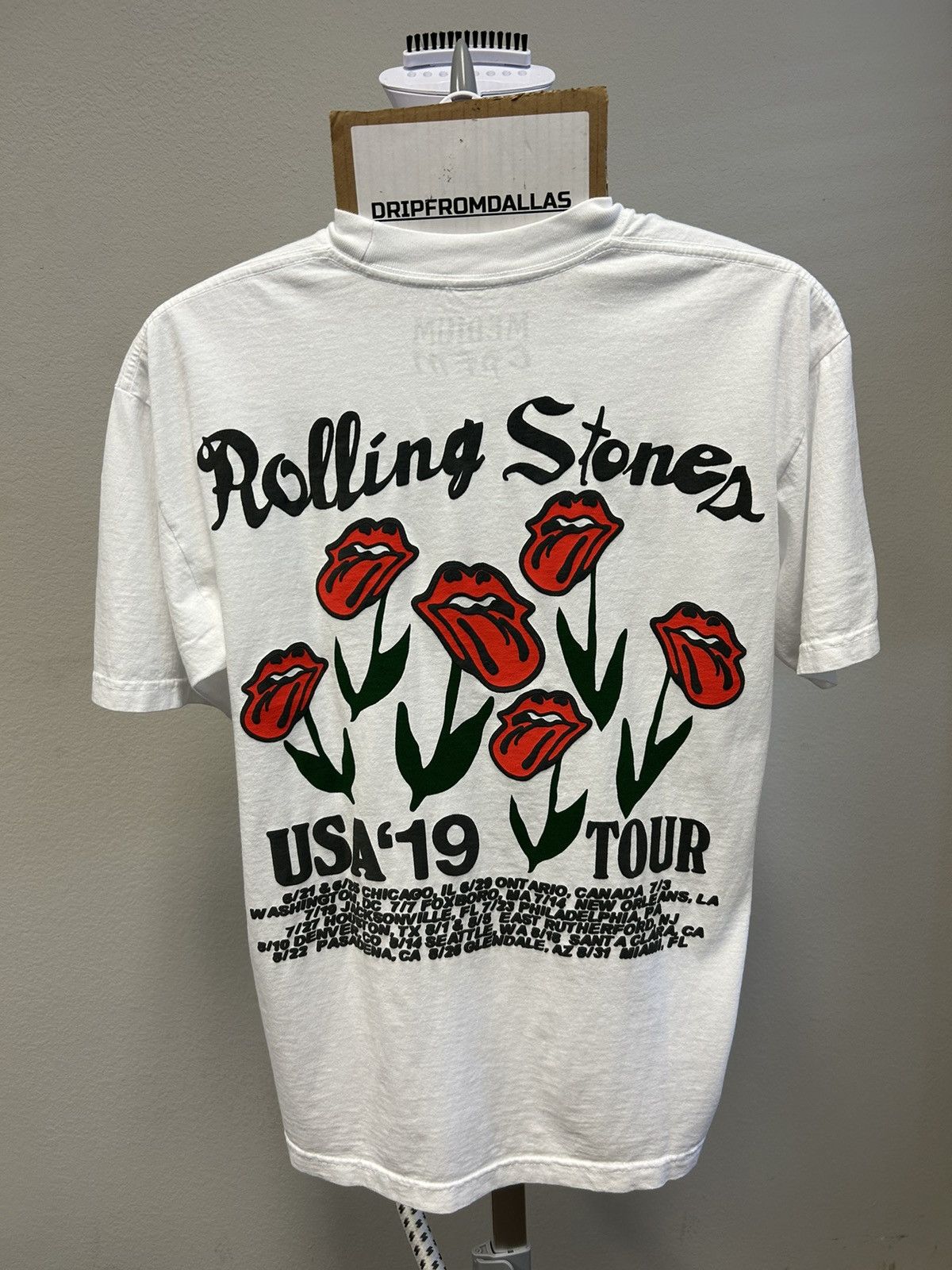 Cactus Plant Flea Market × The Rolling Stones CPFM x Rolling Stones Strange Plant T-shirt White (Small) Size US S / EU 44-46 / 1 - 3 Thumbnail