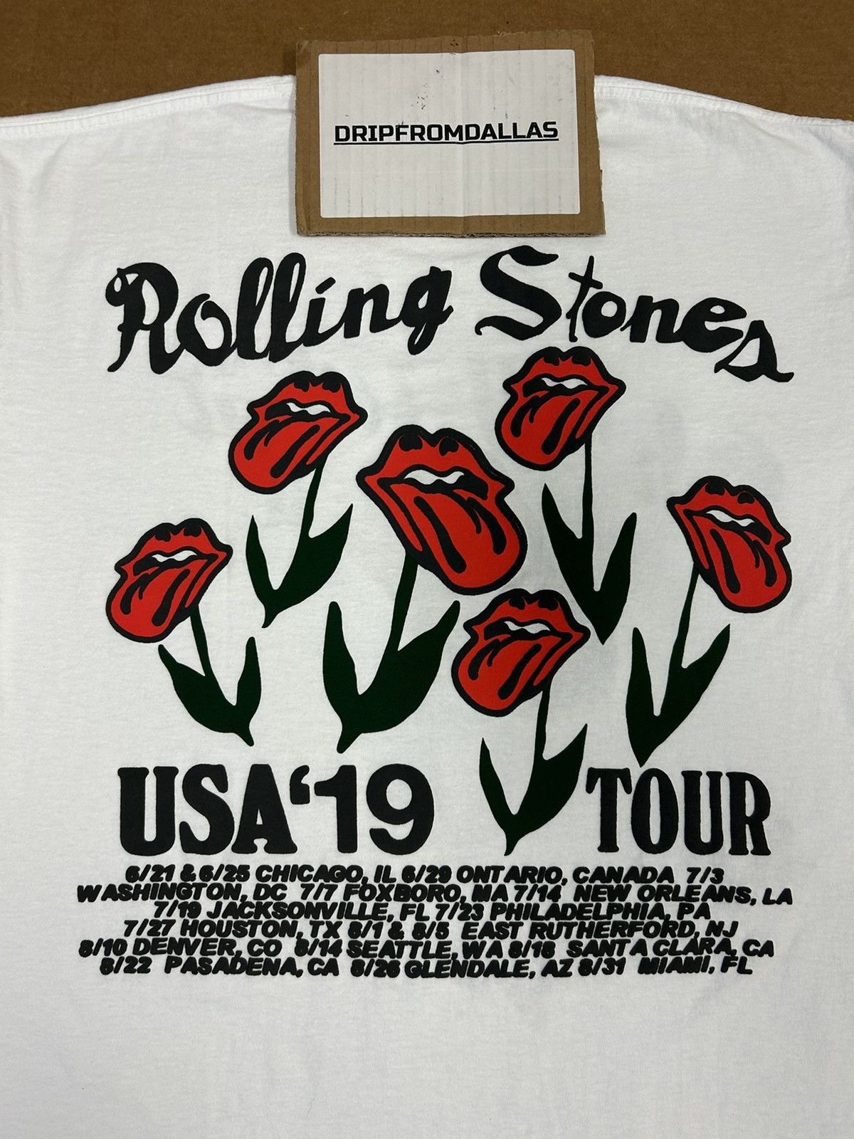 Cactus Plant Flea Market × The Rolling Stones CPFM x Rolling Stones Strange Plant T-shirt White (Small) Size US S / EU 44-46 / 1 - 4 Thumbnail