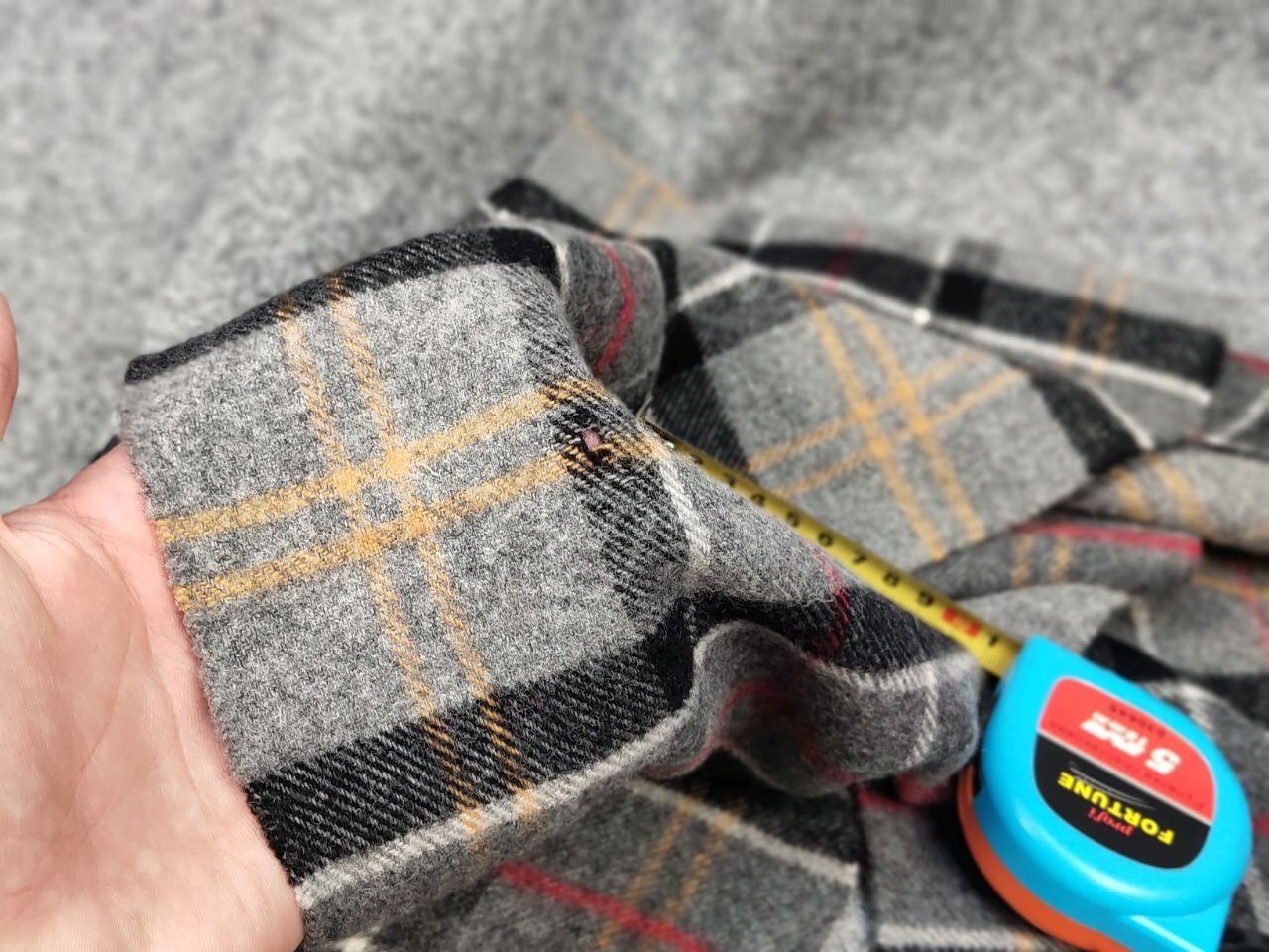 Barbour Barbour Classic Checkered Scarf Cashmere / Merino Wool Size ONE SIZE - 15 Thumbnail