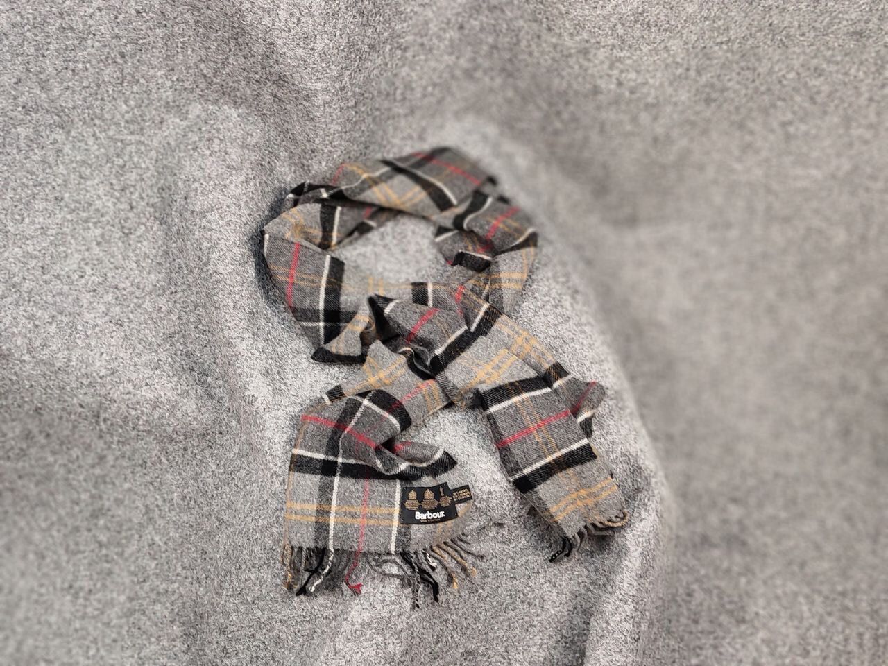 Barbour Barbour Classic Checkered Scarf Cashmere / Merino Wool Size ONE SIZE - 12 Thumbnail