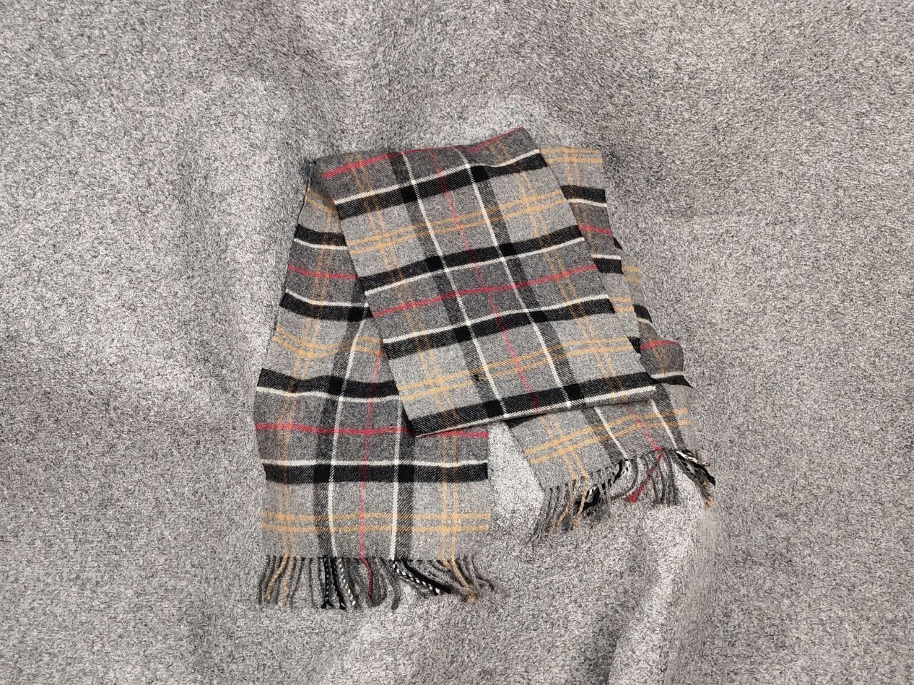 Barbour Barbour Classic Checkered Scarf Cashmere / Merino Wool Size ONE SIZE - 13 Thumbnail