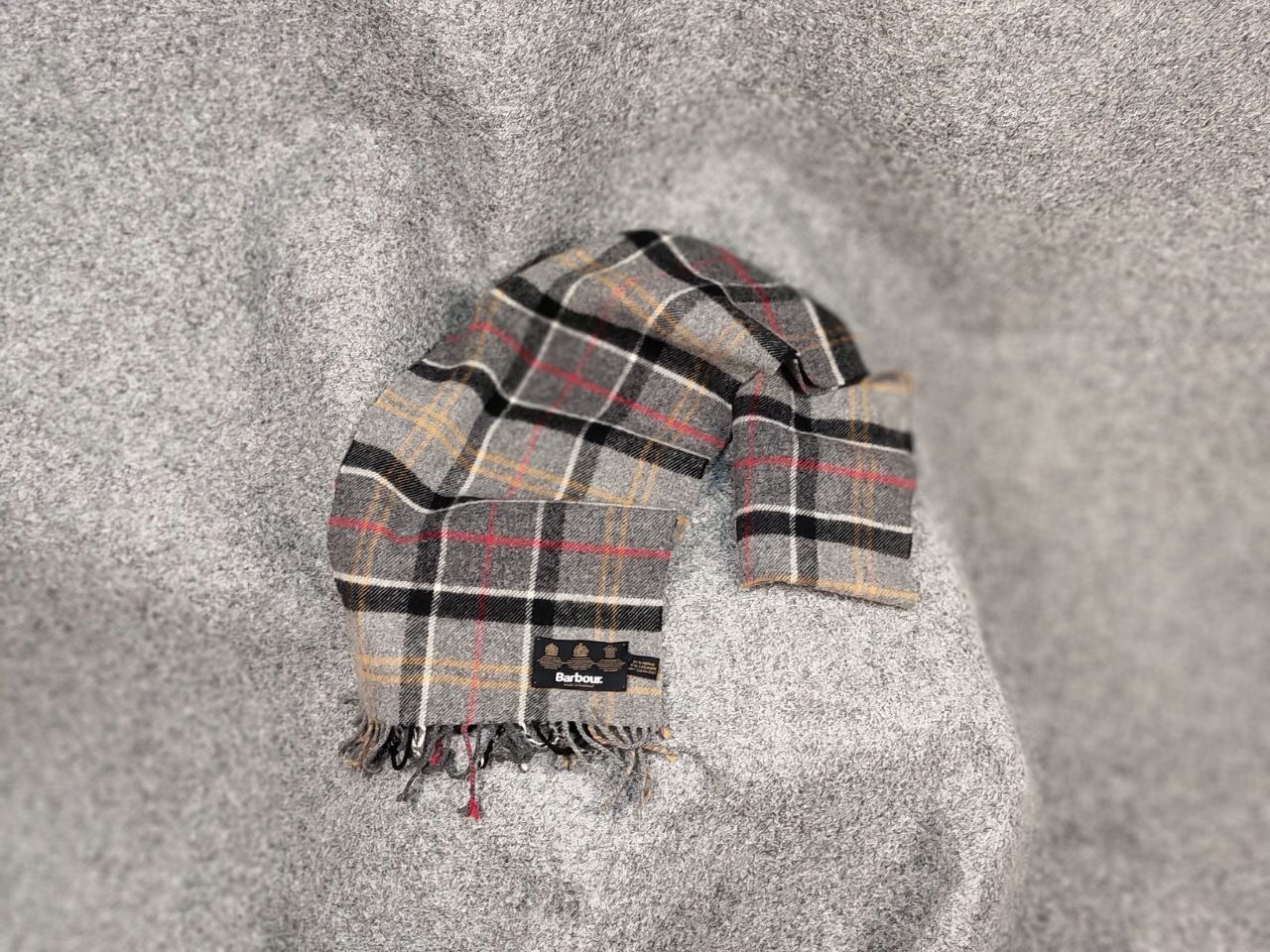 Barbour Barbour Classic Checkered Scarf Cashmere / Merino Wool Size ONE SIZE - 10 Thumbnail