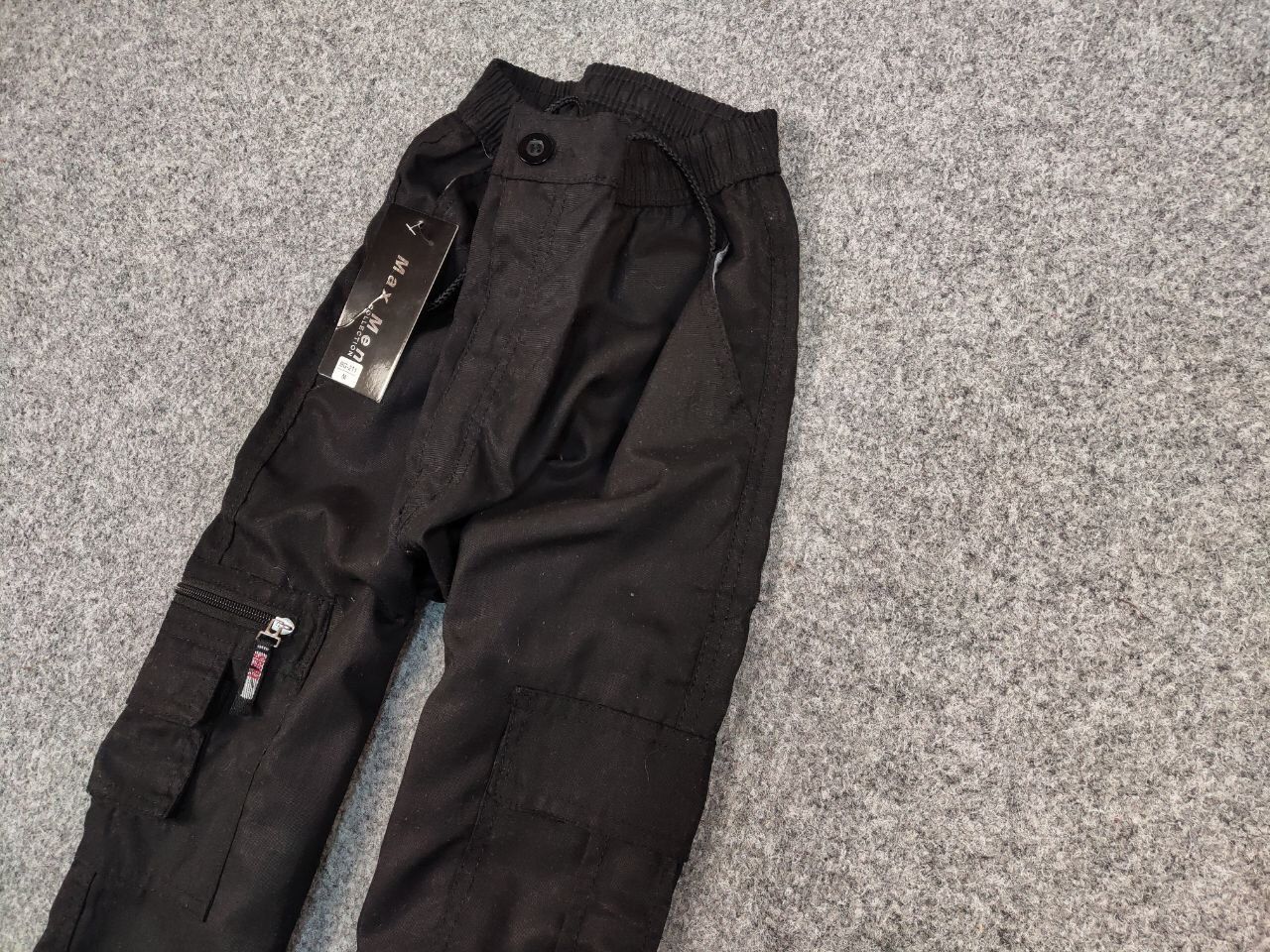 Japanese Brand Vintage 90's Cargo Pants Travis Scott Japan Black Hype Size US 32 / EU 48 - 4 Thumbnail