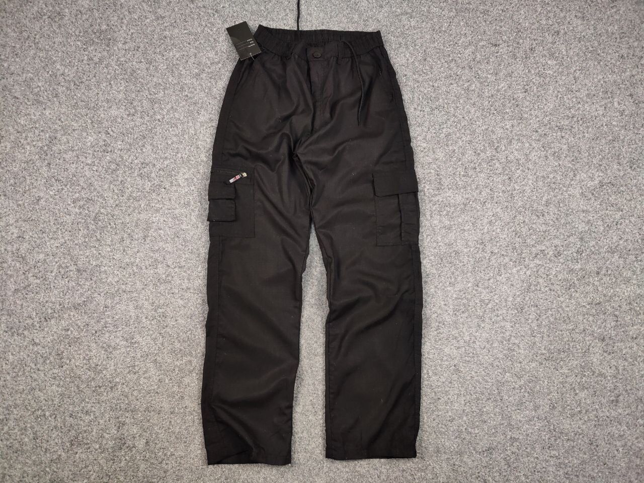Japanese Brand Vintage 90's Cargo Pants Travis Scott Japan Black Hype Size US 32 / EU 48 - 13 Thumbnail