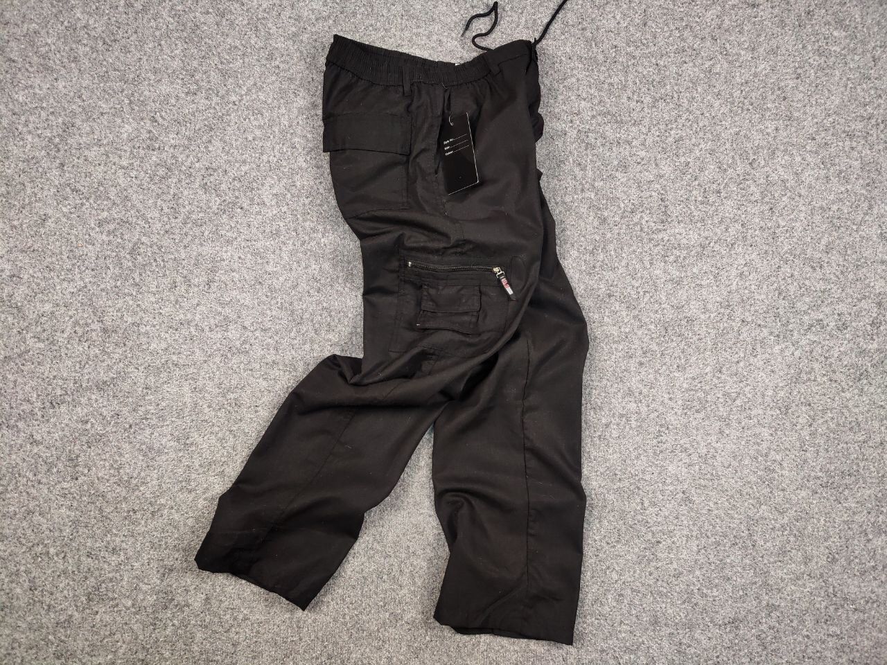 Japanese Brand Vintage 90's Cargo Pants Travis Scott Japan Black Hype Size US 32 / EU 48 - 16 Thumbnail