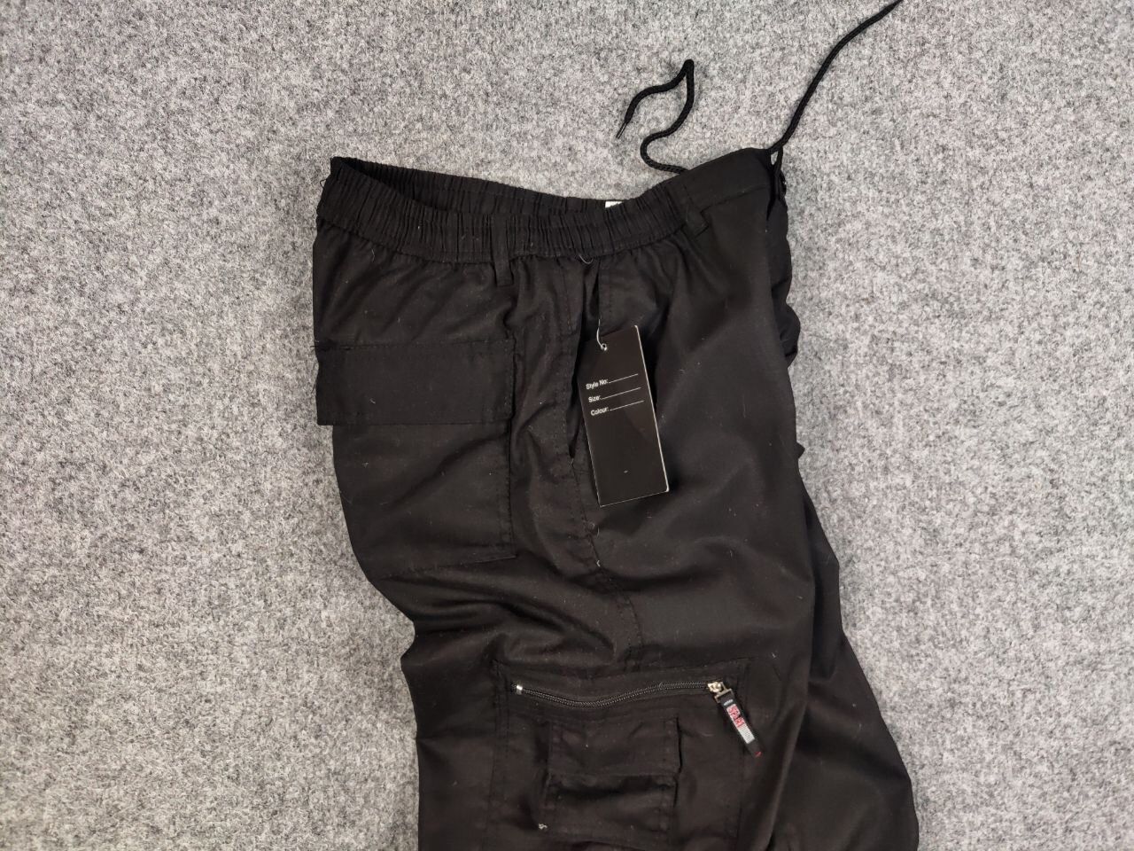 Japanese Brand Vintage 90's Cargo Pants Travis Scott Japan Black Hype Size US 32 / EU 48 - 17 Thumbnail