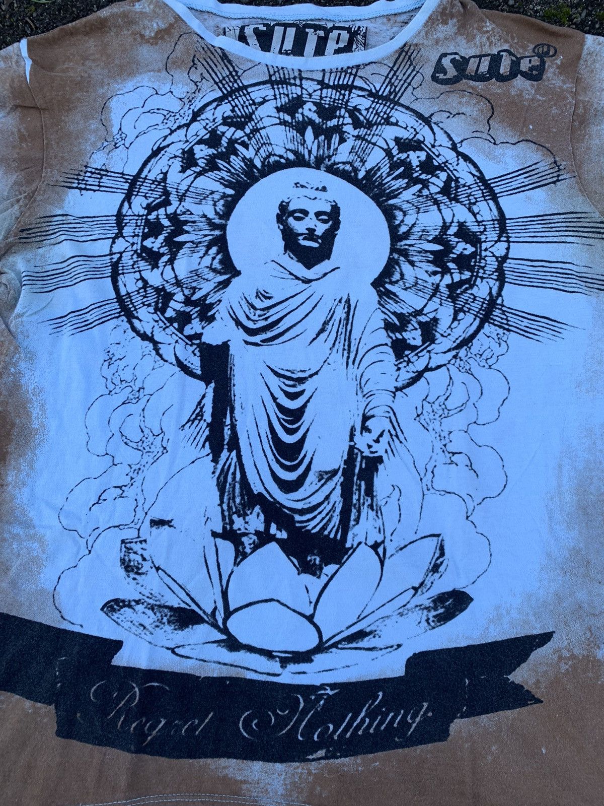 Japanese Brand Sure Vintage Buddha t-shirt Size US M / EU 48-50 / 2 - 4 Thumbnail
