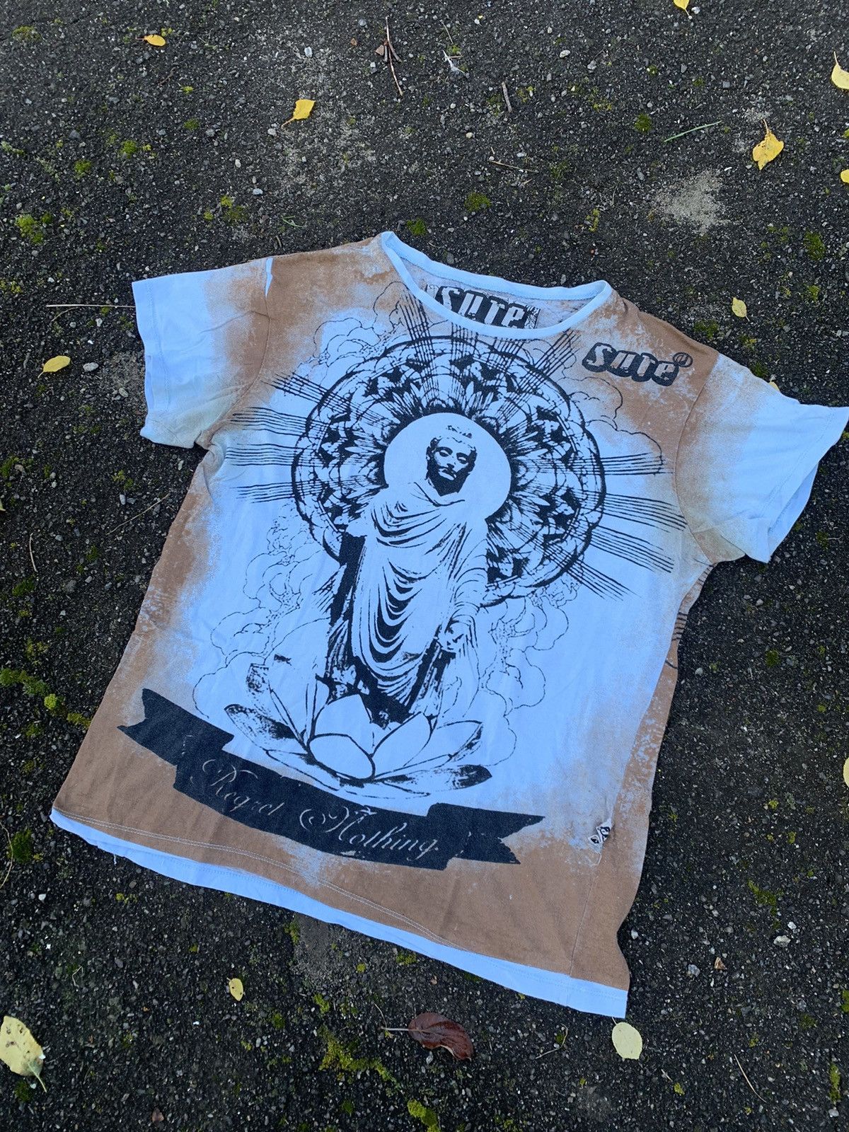 Japanese Brand Sure Vintage Buddha t-shirt Size US M / EU 48-50 / 2 - 2 Thumbnail