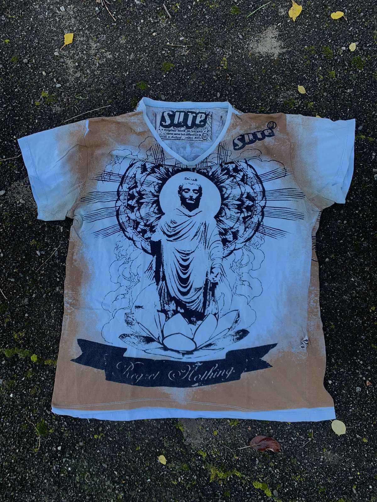 Japanese Brand Sure Vintage Buddha t-shirt Size US M / EU 48-50 / 2 - 7 Thumbnail
