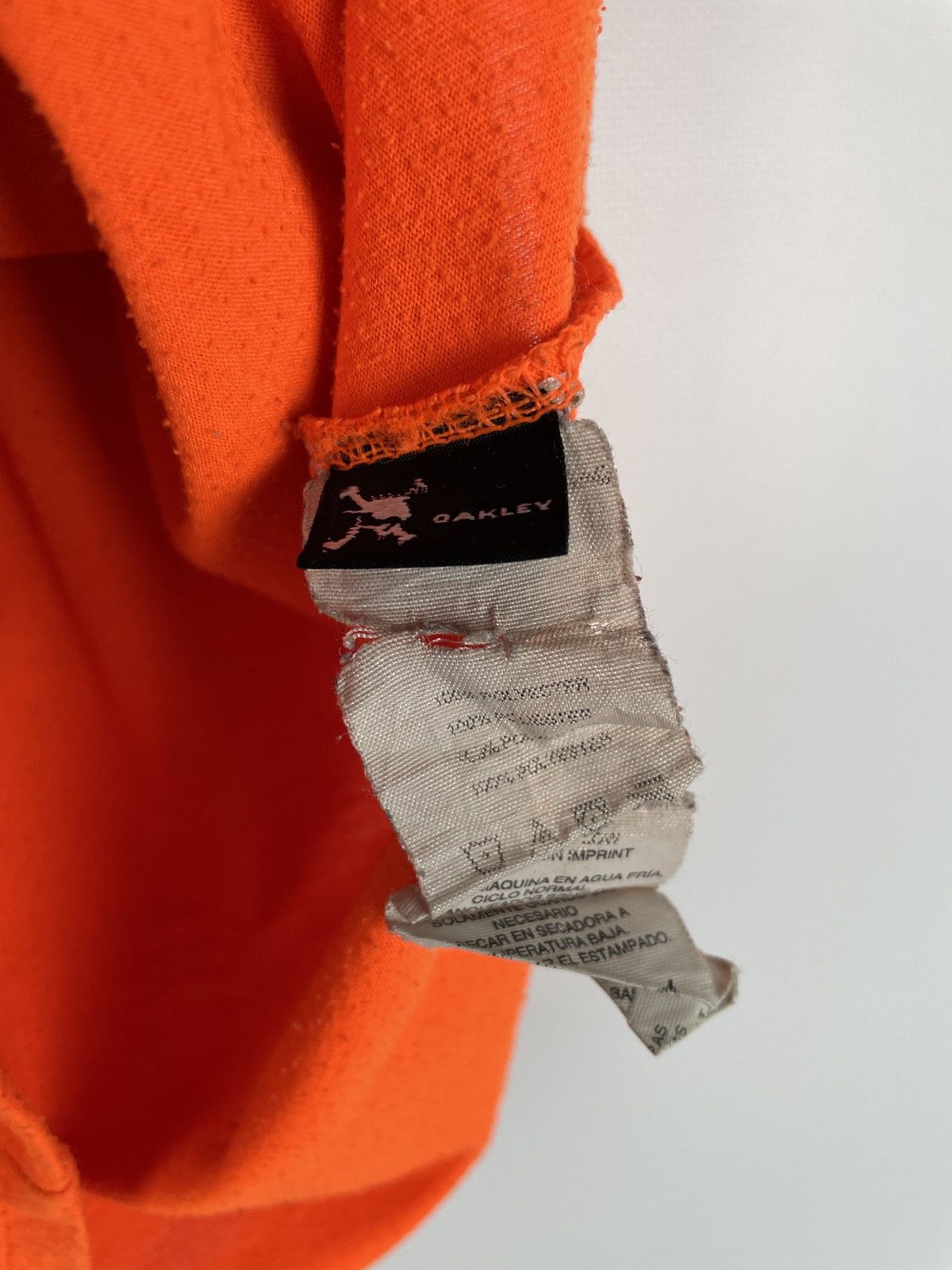Oakley × Vintage Oakley Logo Orange T-Shirt Size US S / EU 44-46 / 1 - 5 Thumbnail